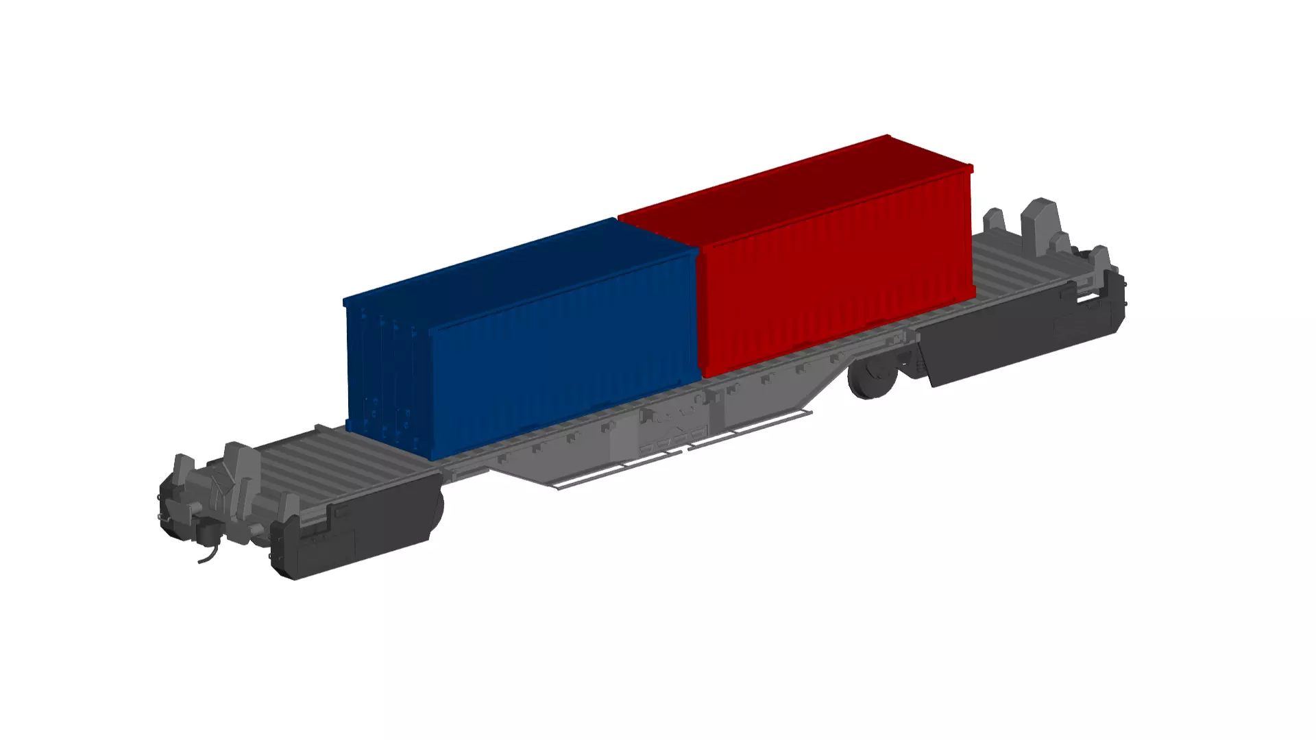 Freight wagon 3D model