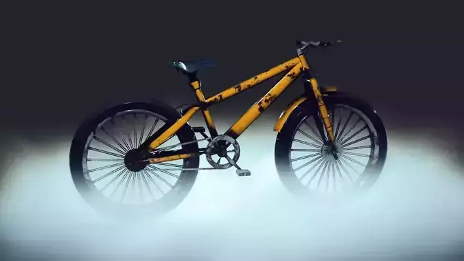 Bicycle with texture