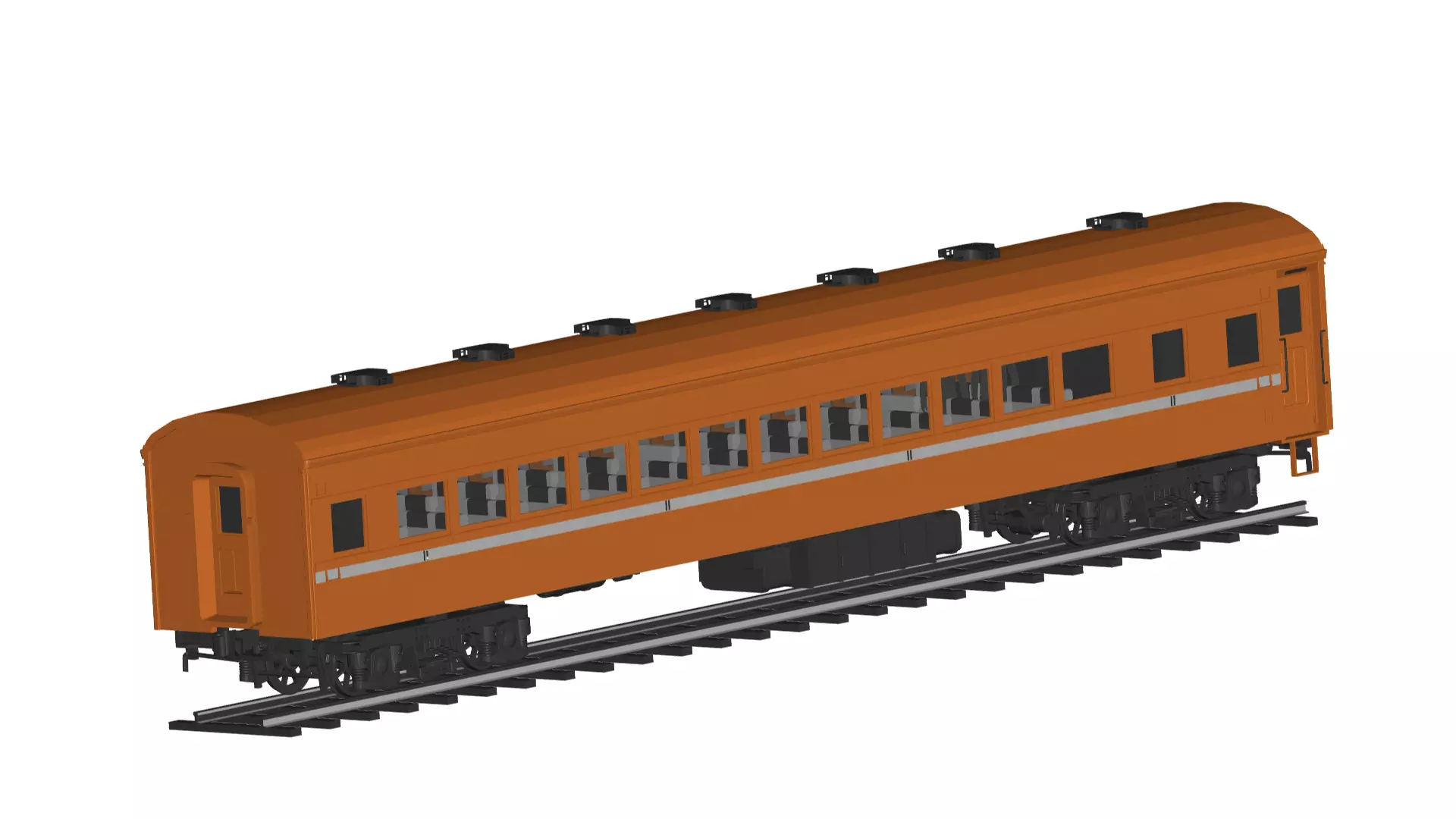 train 3D model