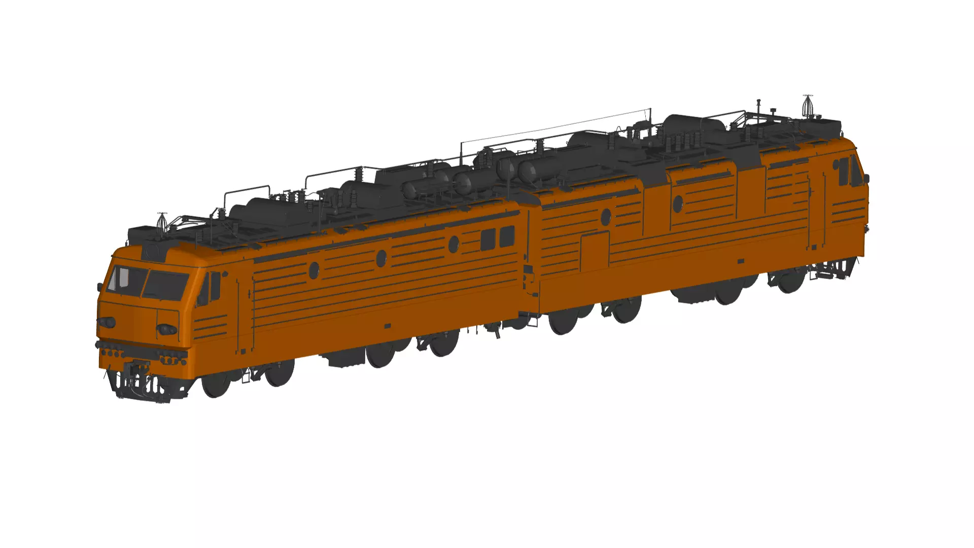 locomotive  3D model_0