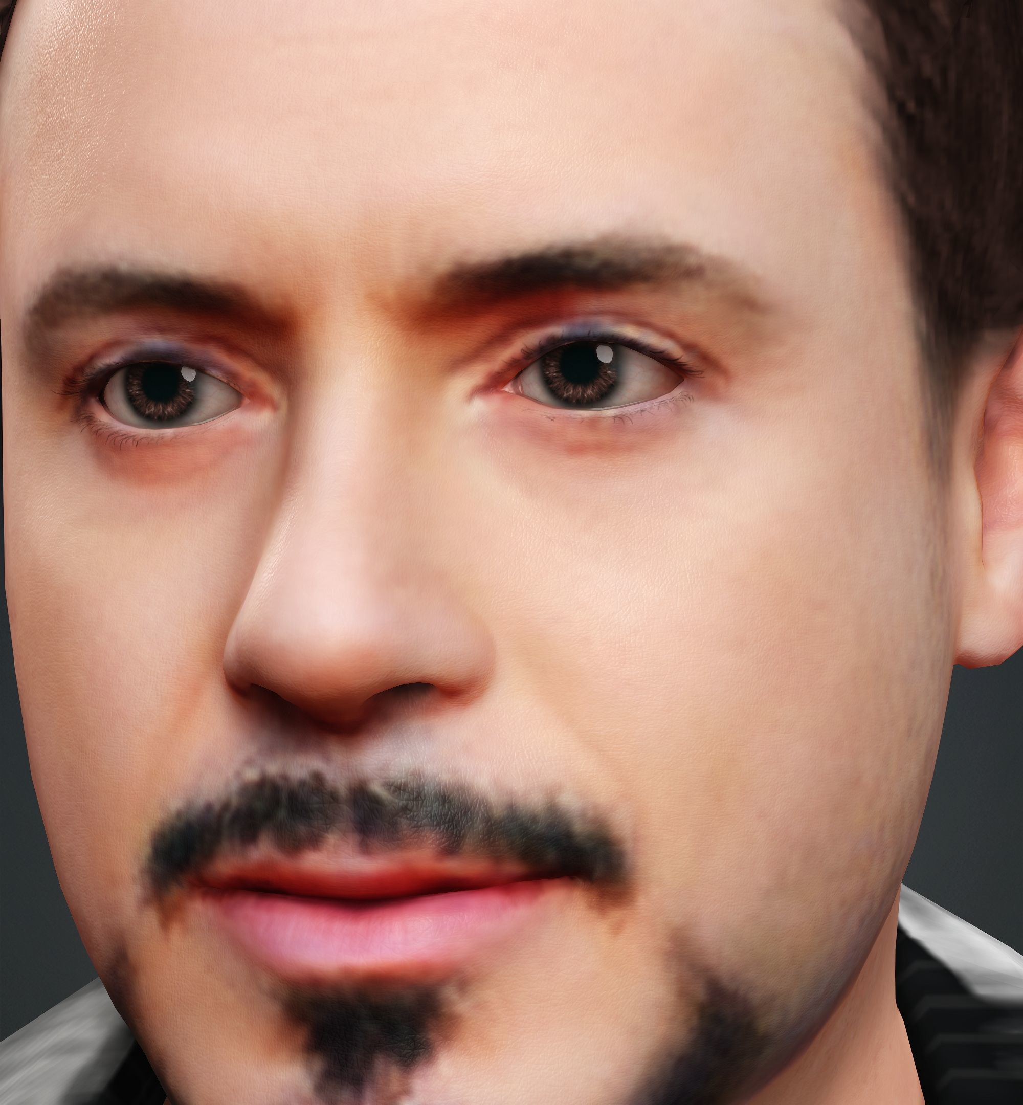 Robert Downey Jr Low-poly 3D model_19
