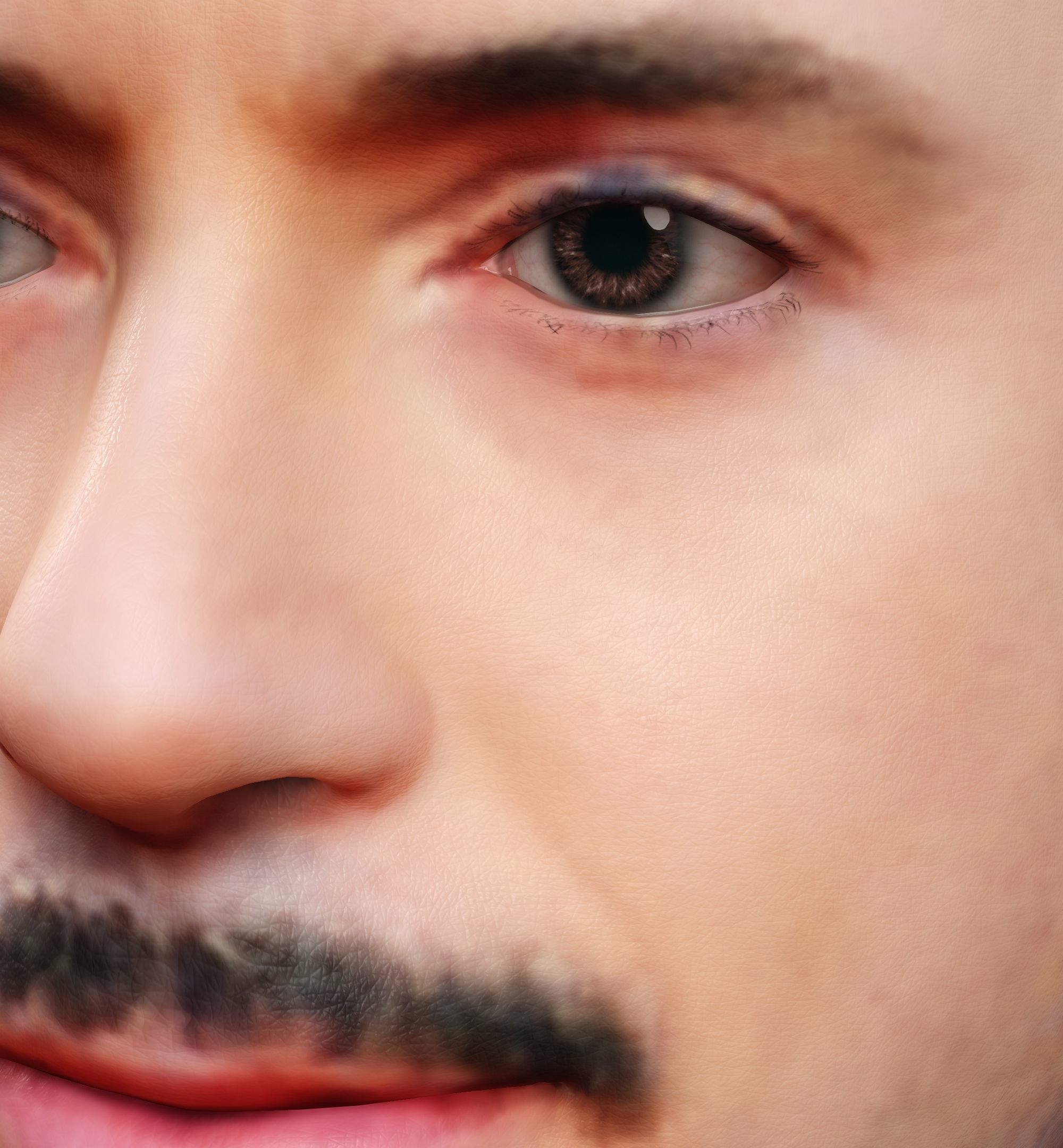 Robert Downey Jr Low-poly 3D model_16