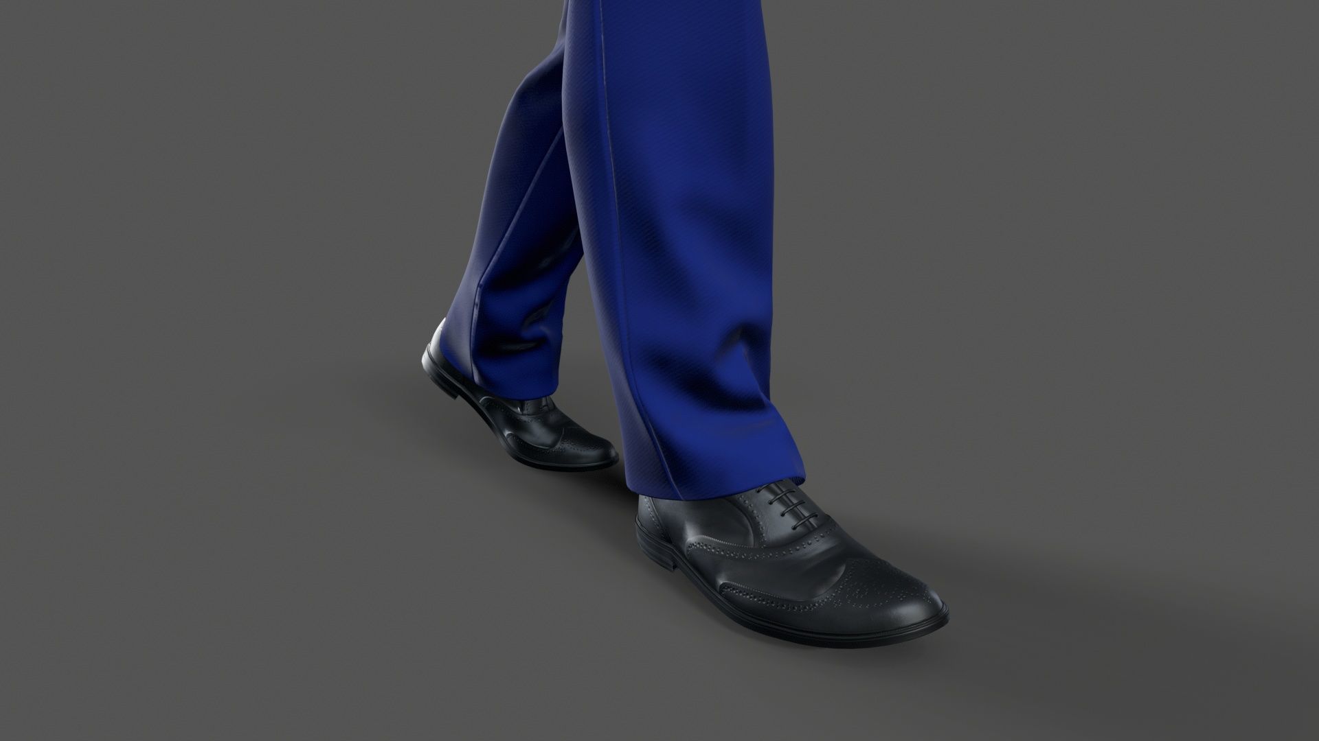 Worker Character  Low-poly 3D model_11