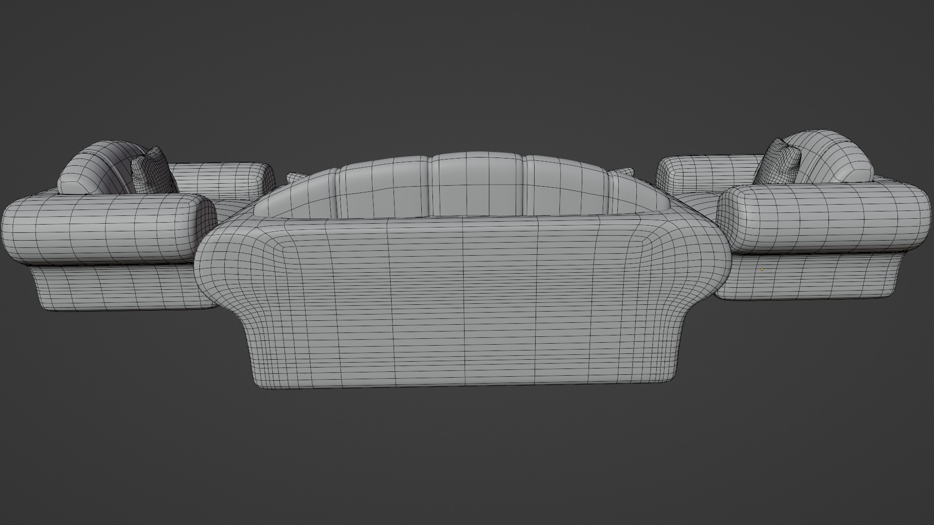 Sofa Set 3D model_14