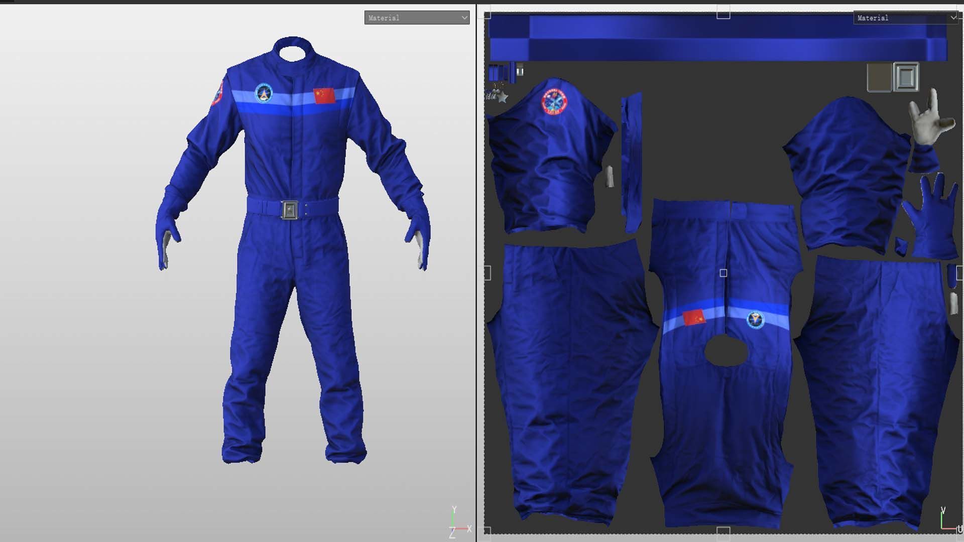 man Character Low-poly 3D model_14