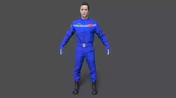 man Character Low-poly 3D model