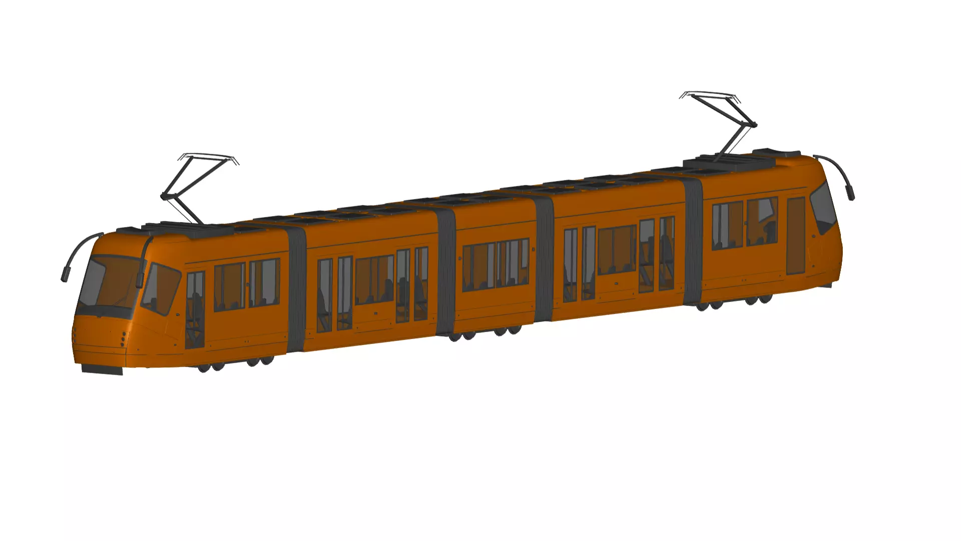 tram - 3D model