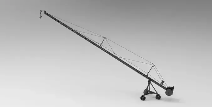 Cinematic crane camera