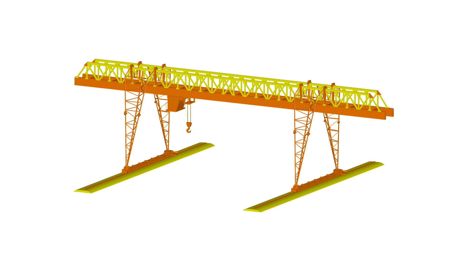 crane elevator 3D model_1