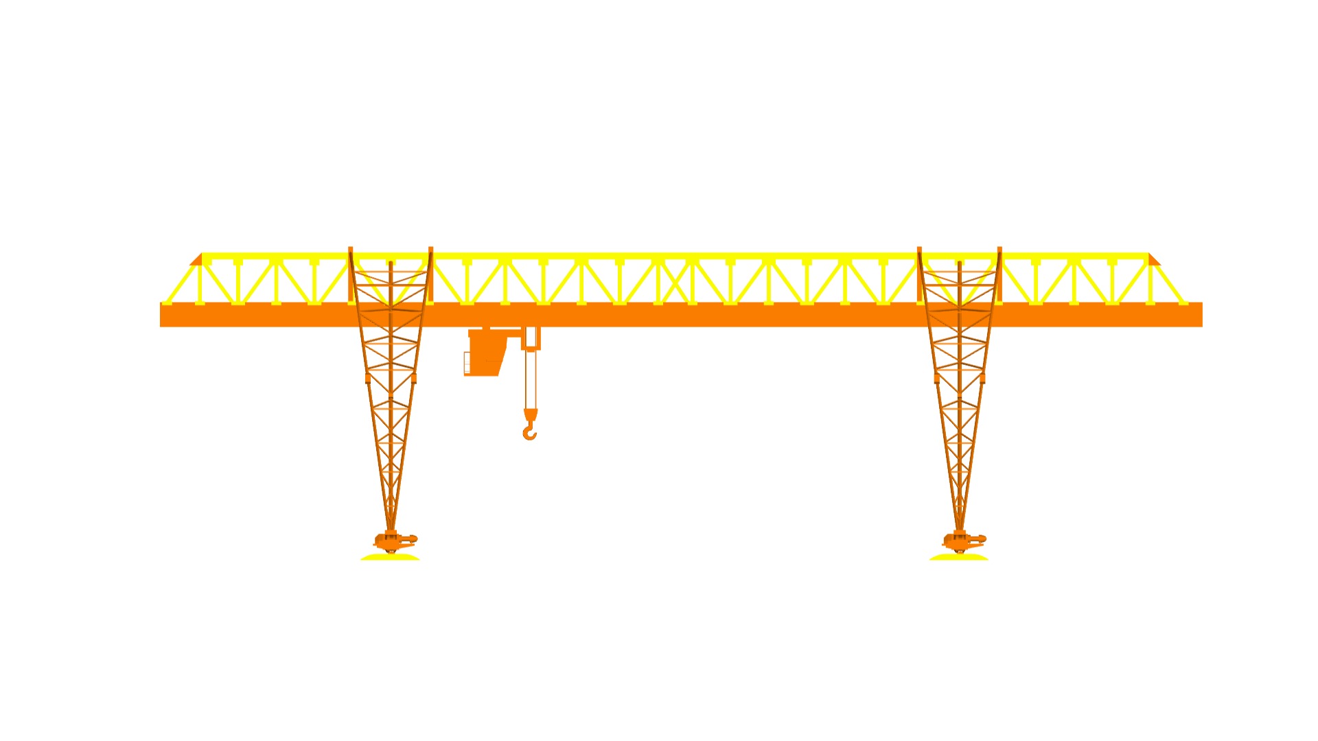 crane elevator 3D model_3