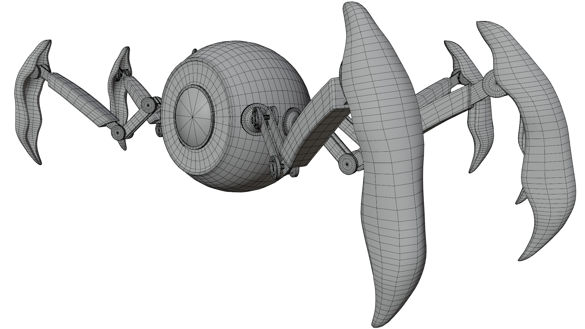 Mechanical Crab 3D model_11