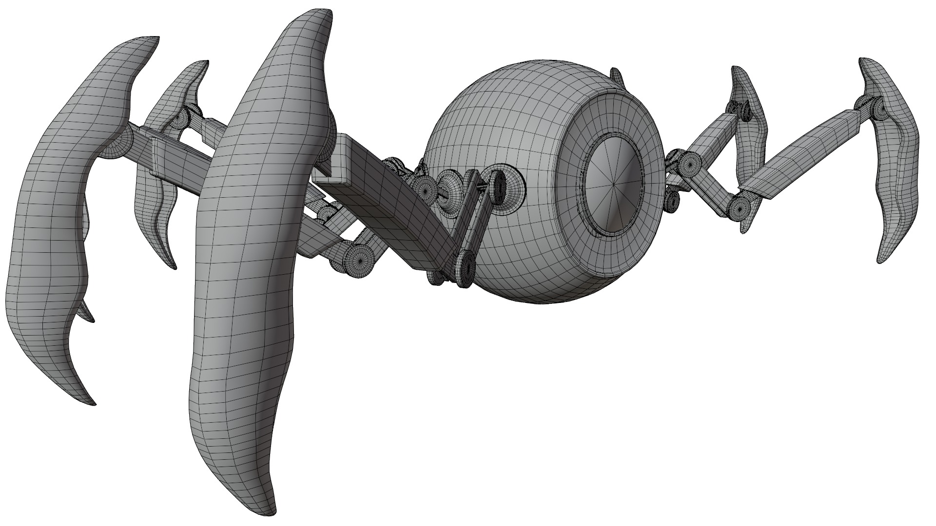 Mechanical Crab 3D model_9