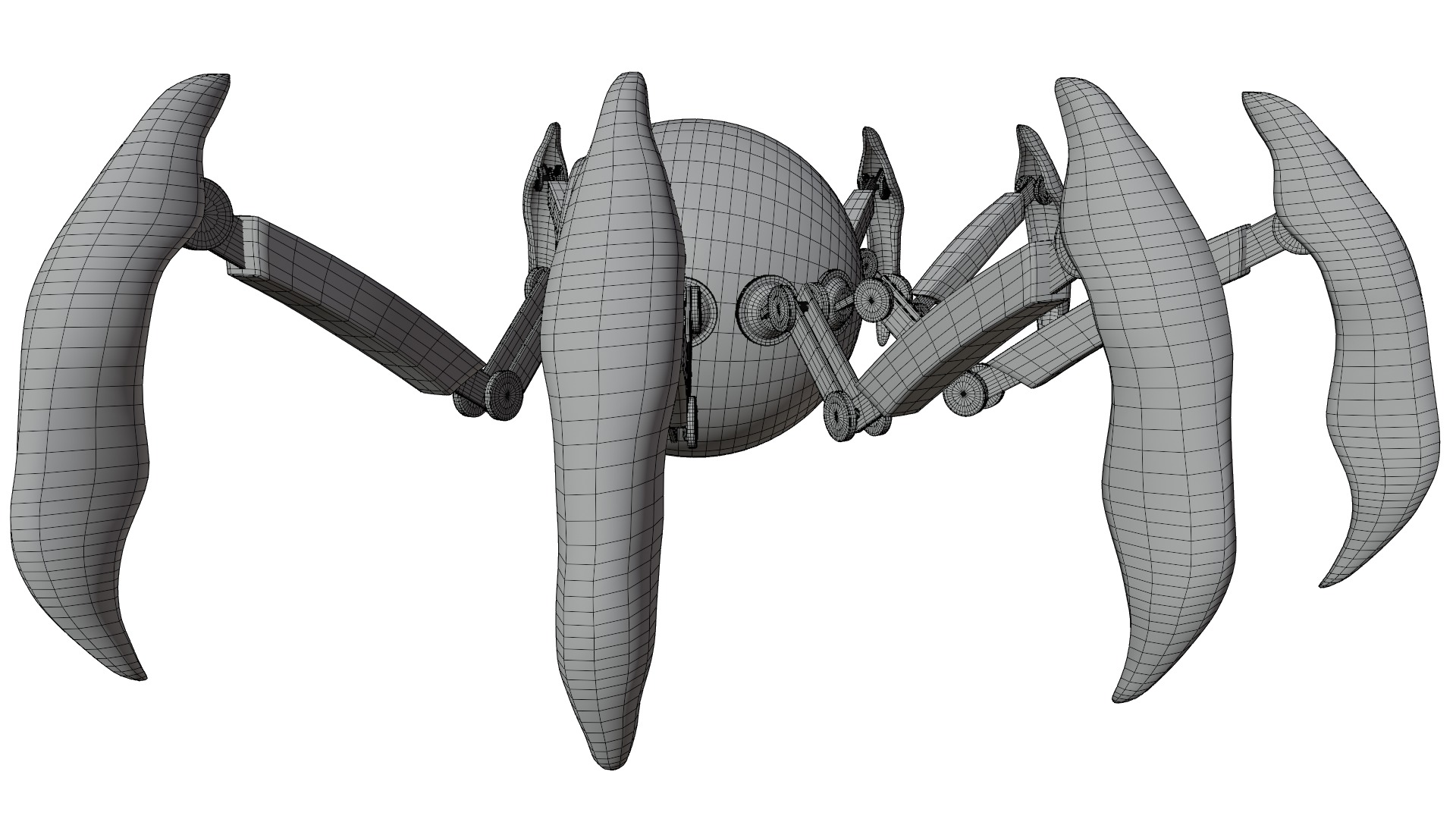 Mechanical Crab 3D model_12