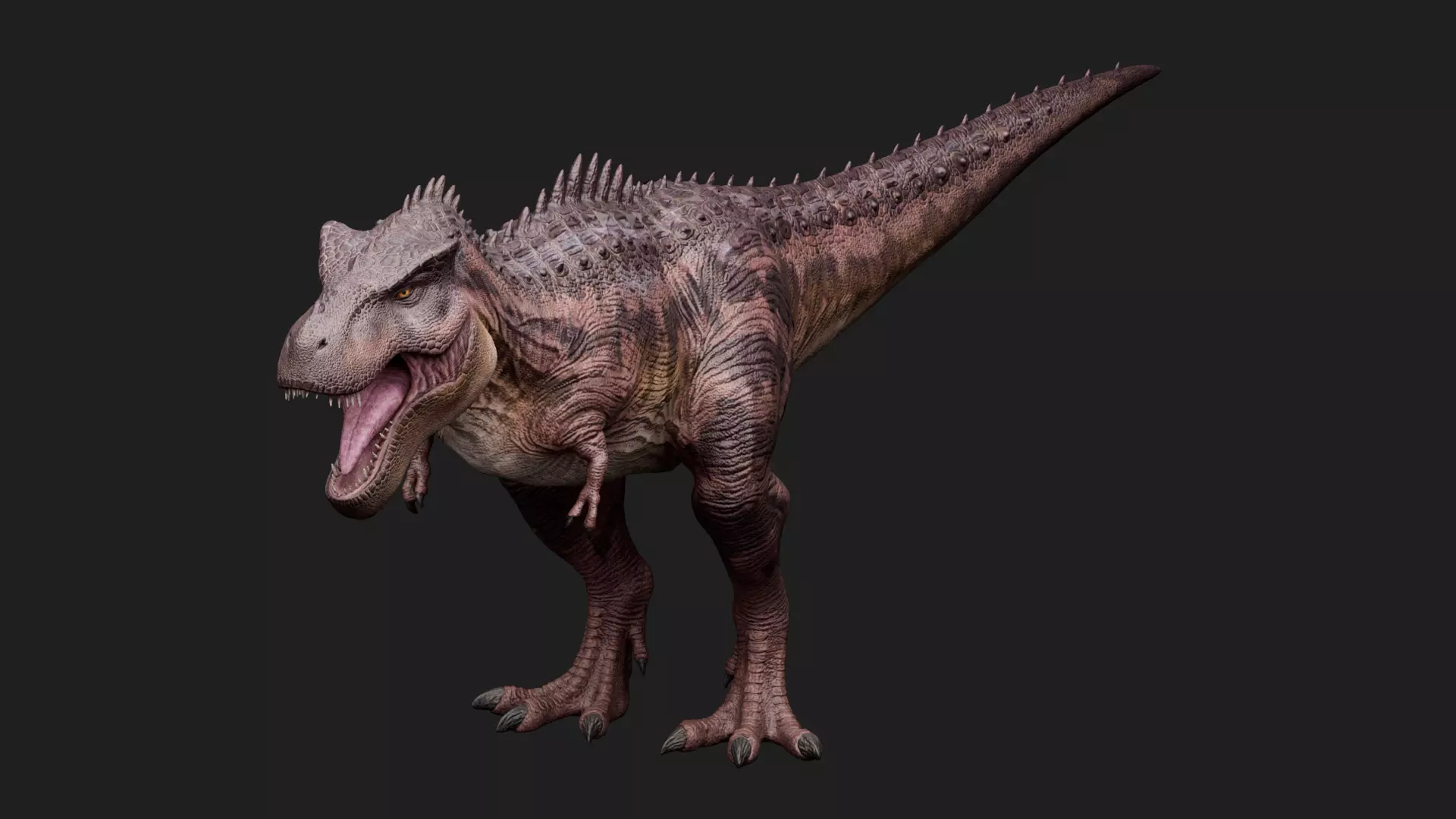 dinosaur Low-poly 3D model_0