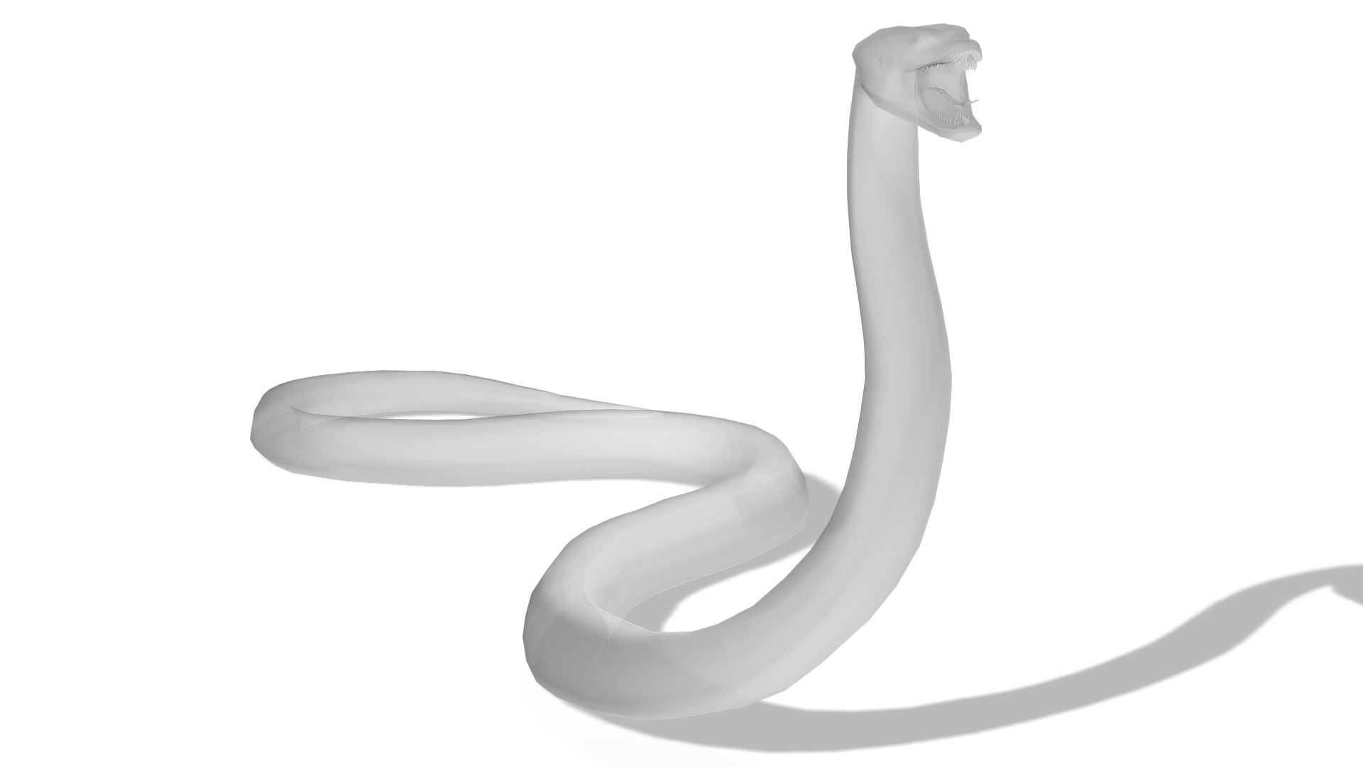 Animated Anaconda Rigged Low-poly 3D model_11