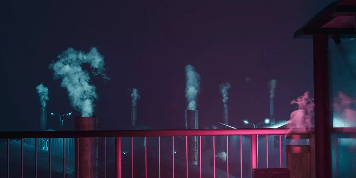 Smoke Pack Footage and Smoke Shader for Blender Low-poly 3D model_0