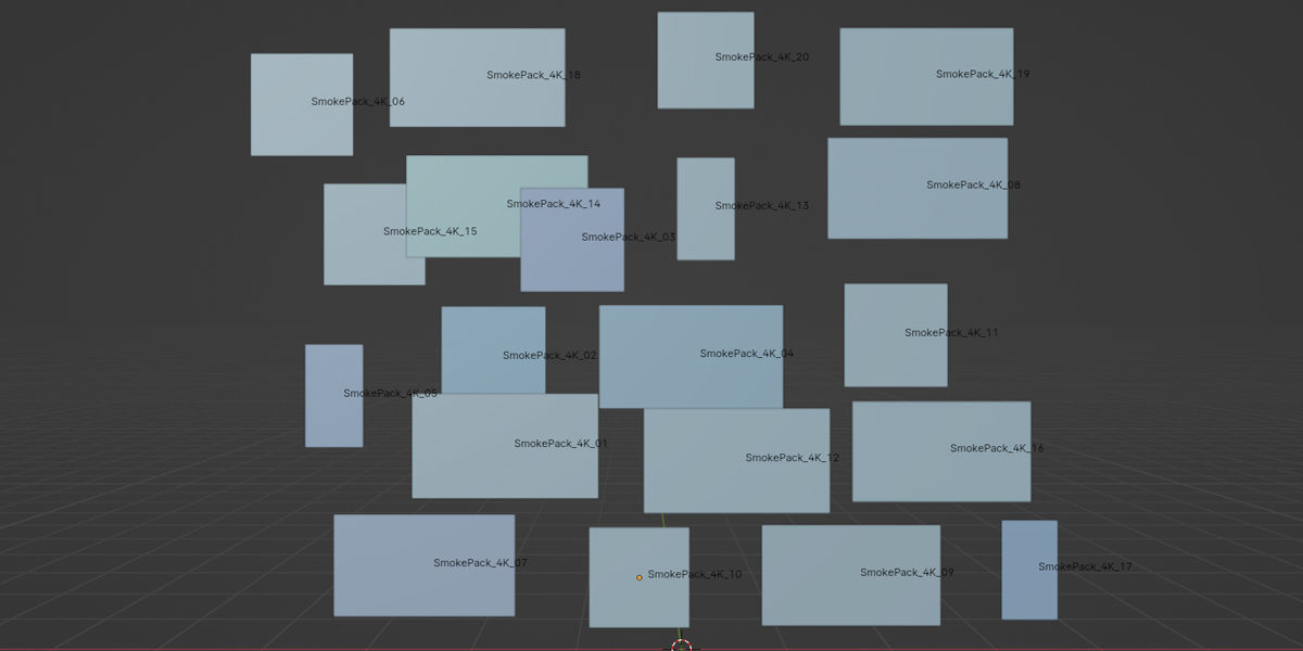 Smoke Pack Footage and Smoke Shader for Blender Low-poly 3D model_5