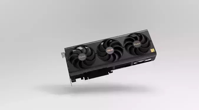 ASUS nvidia RTX4060 ProArt Graphic card 3D model