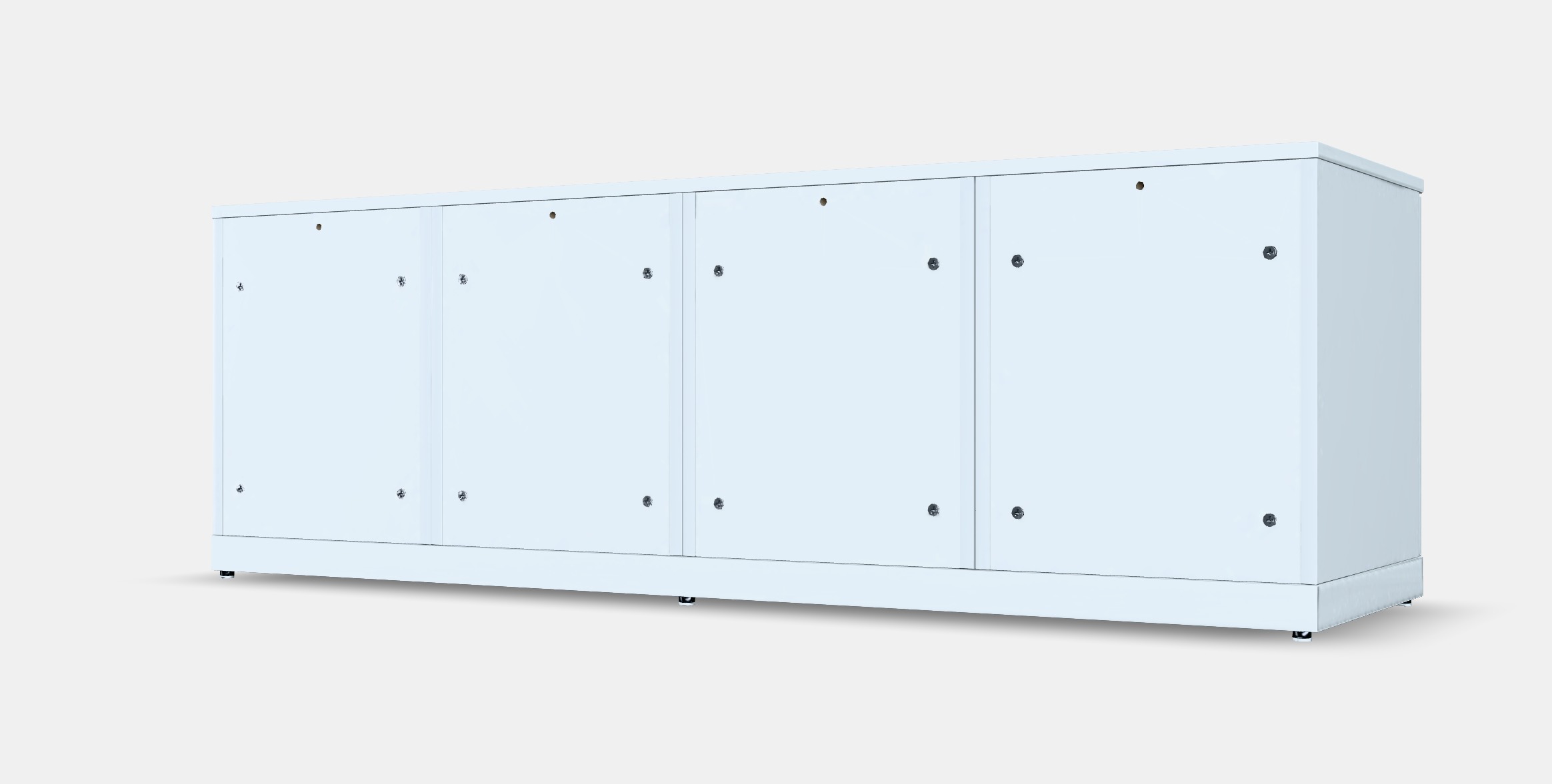 NORDLI Chest of 6 drawers 6 Low-poly 3D model_6