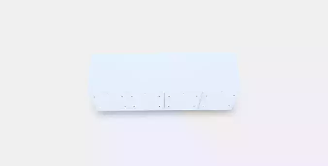 NORDLI Chest of 6 drawers 6 Low-poly 3D model