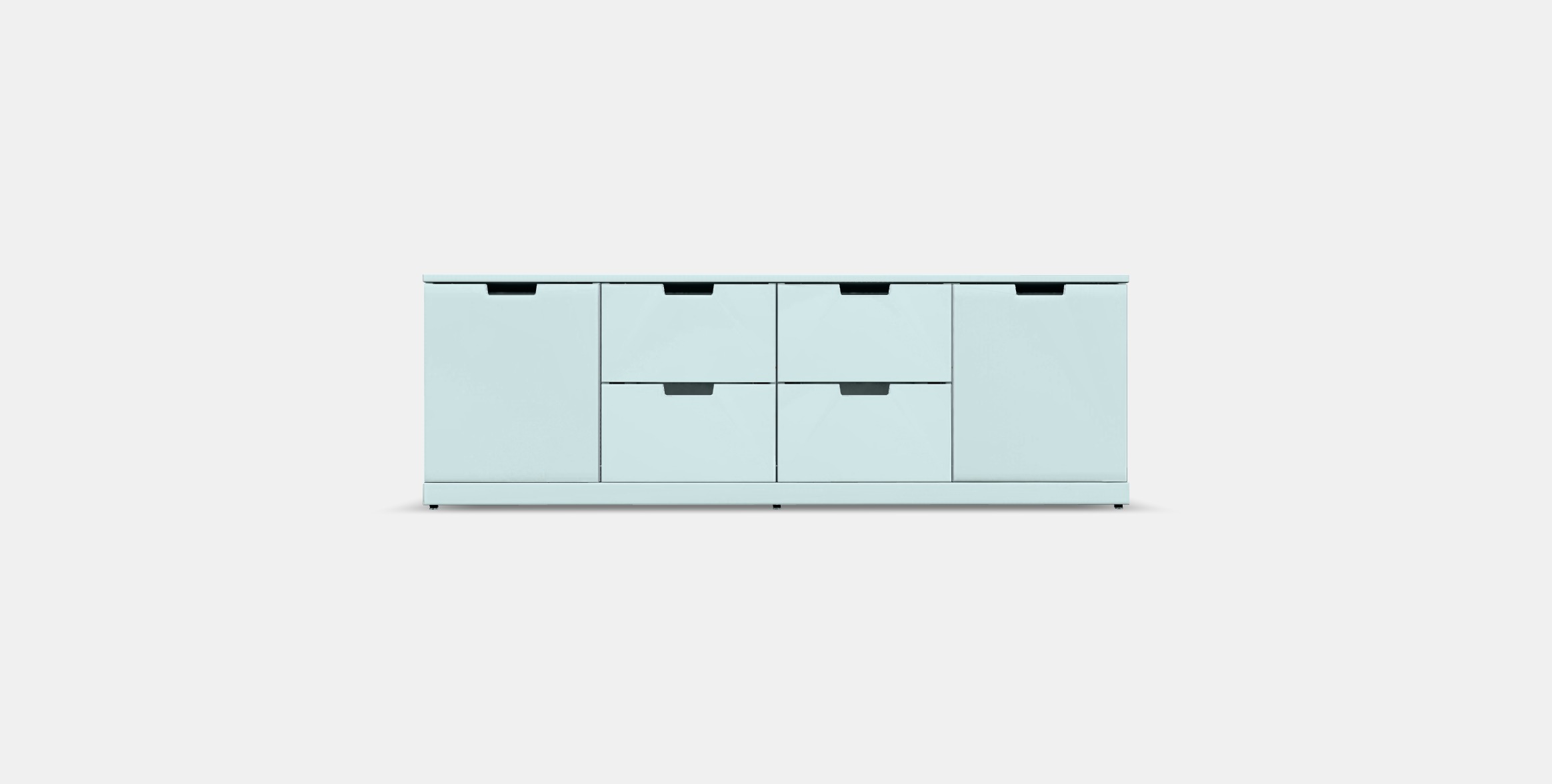 NORDLI Chest of 6 drawers 6 Low-poly 3D model_10