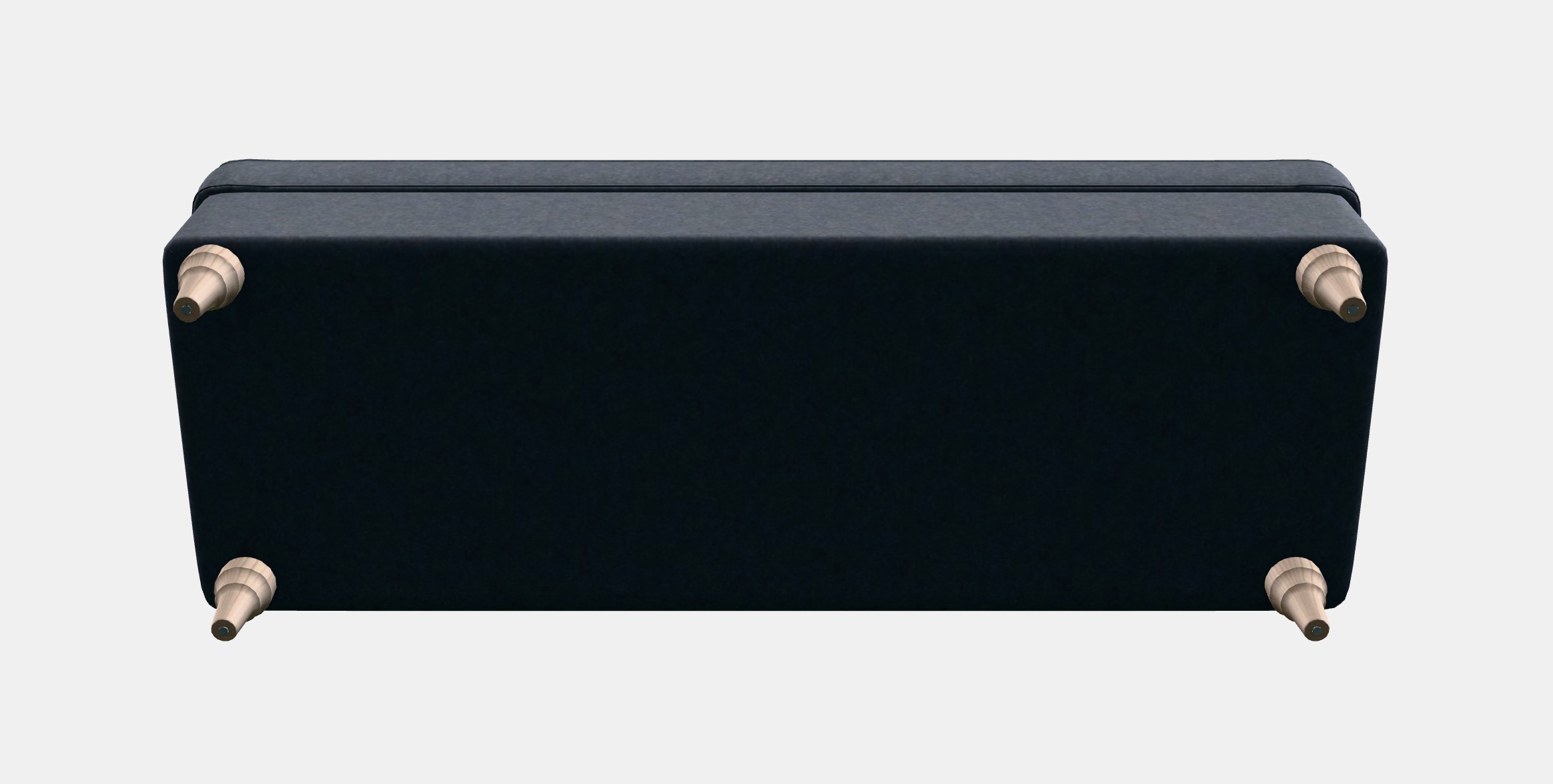 ESSEBODA Bench with storage Low-poly 3D model_8