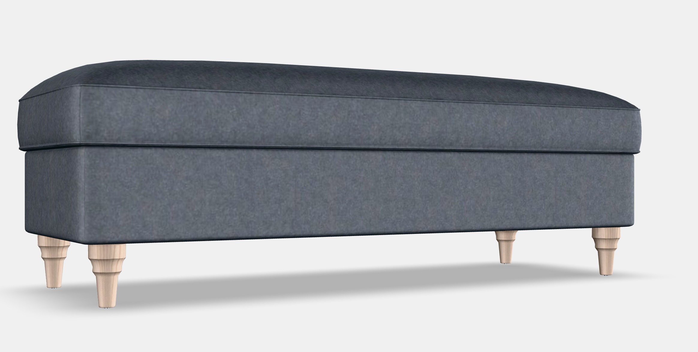 ESSEBODA Bench with storage Low-poly 3D model_2