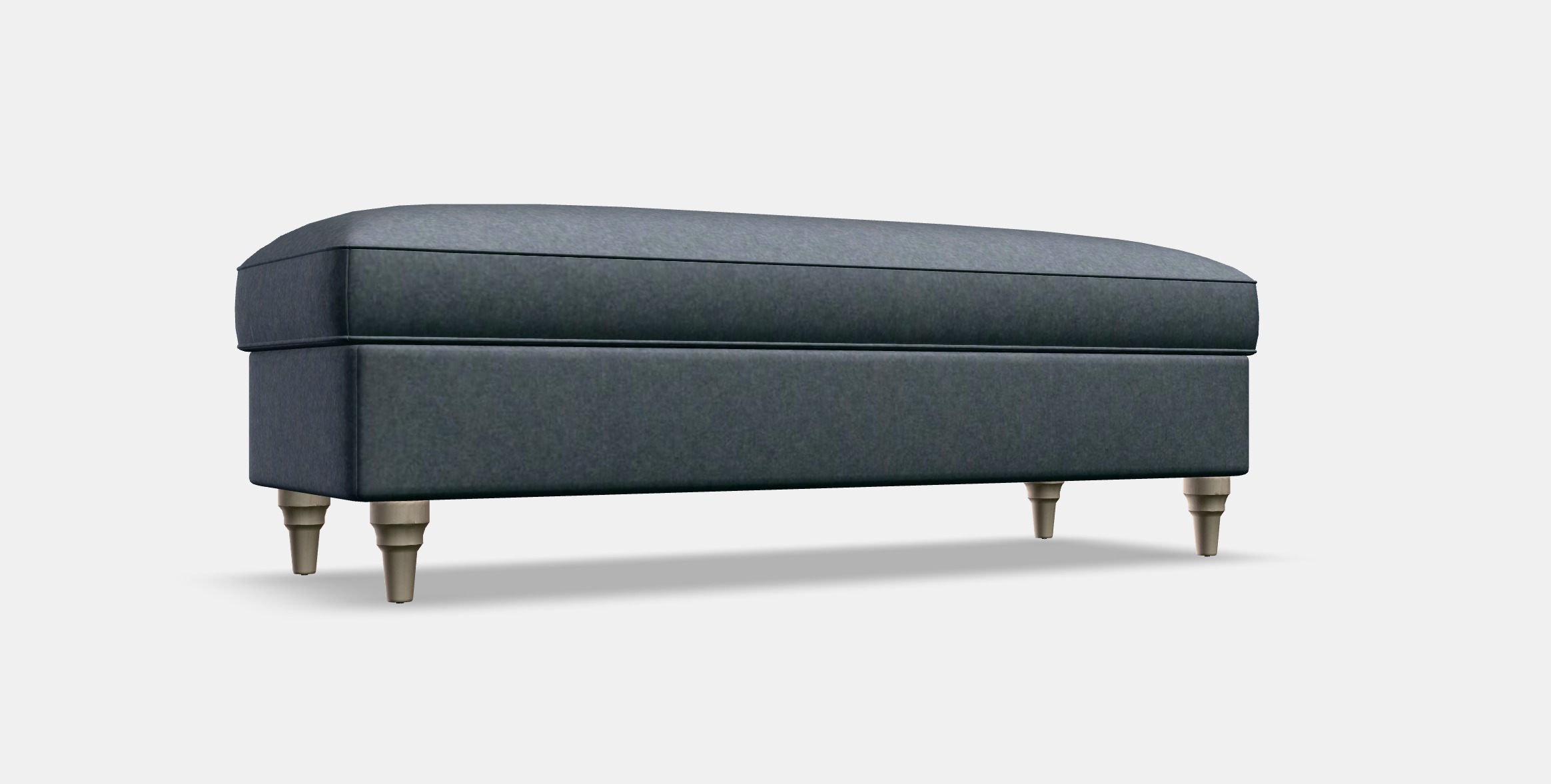 ESSEBODA Bench with storage Low-poly 3D model_9