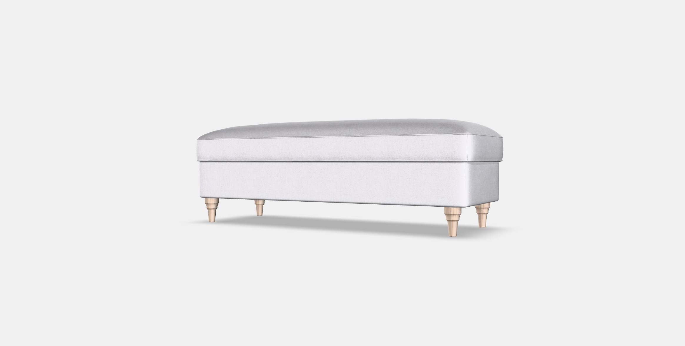 ESSEBODA Bench with storage 2 Low-poly 3D model_7