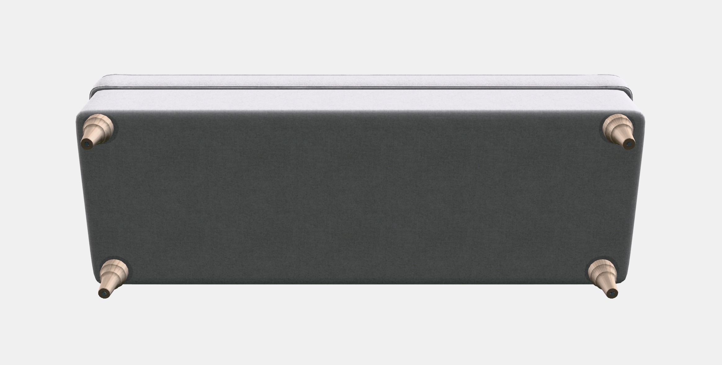 ESSEBODA Bench with storage 2 Low-poly 3D model_6