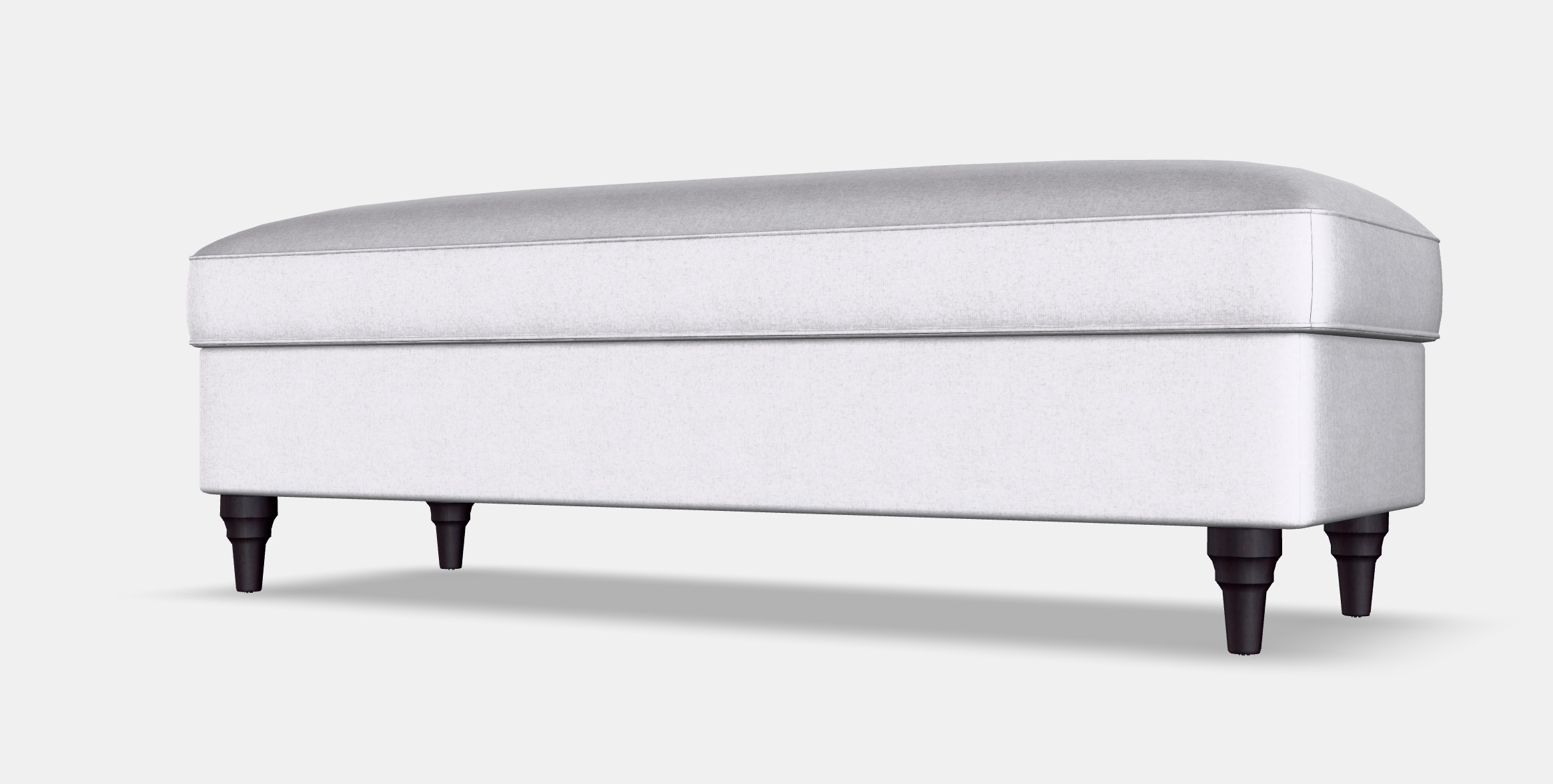 ESSEBODA Bench with storage 3 Low-poly 3D model_6