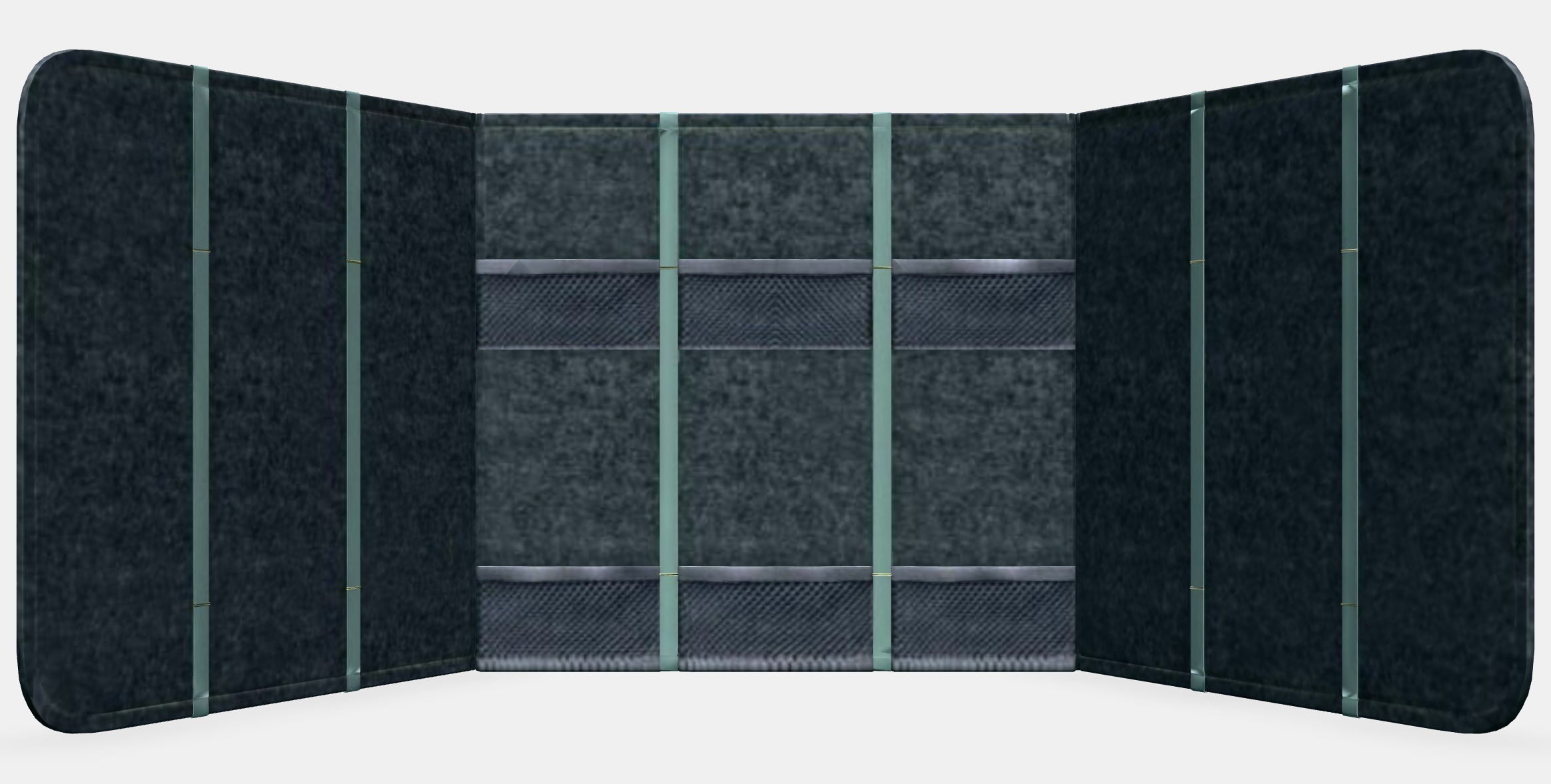 OVNING Desk divider with compartments Low-poly 3D model_12