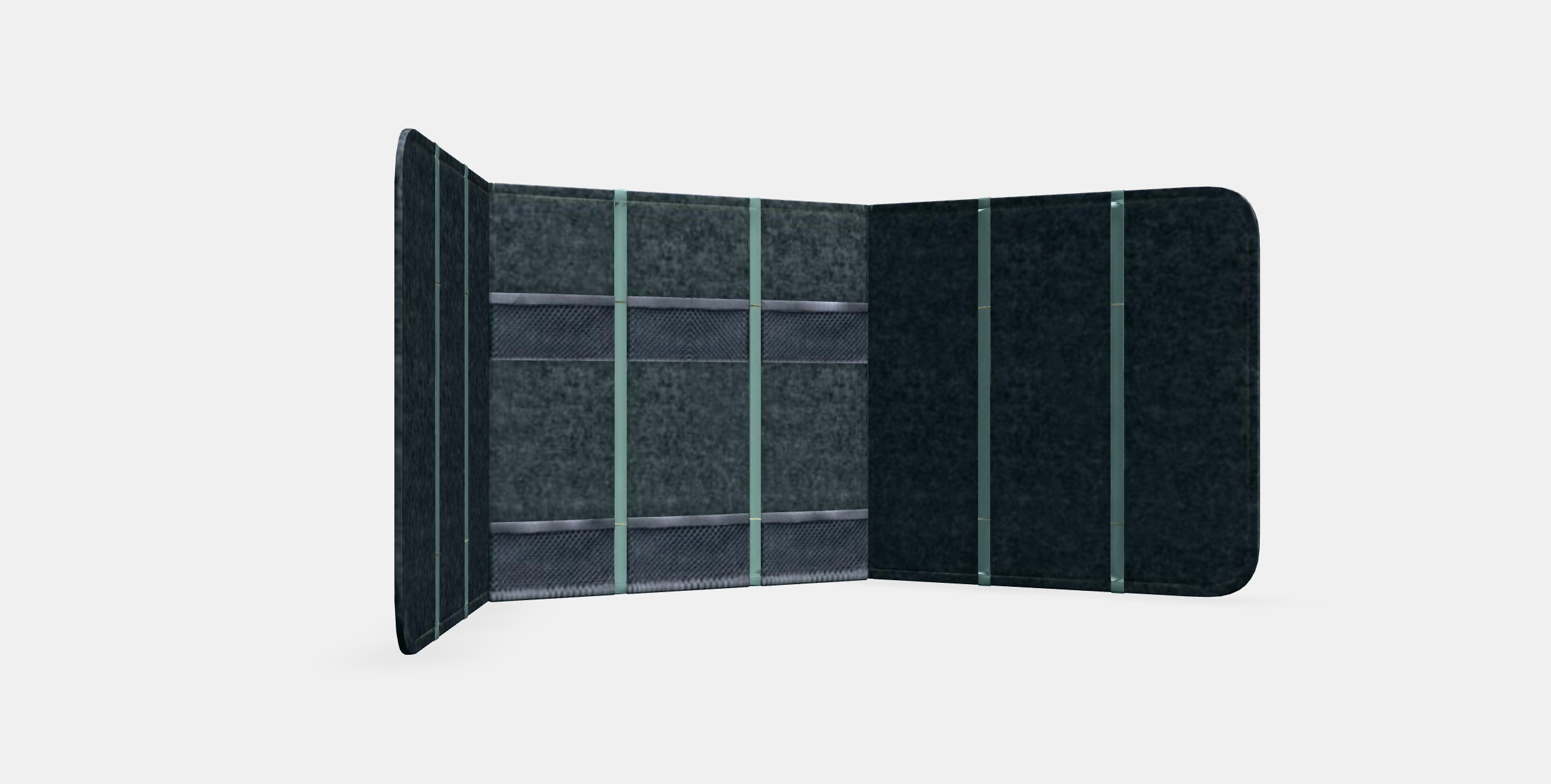 OVNING Desk divider with compartments Low-poly 3D model_10