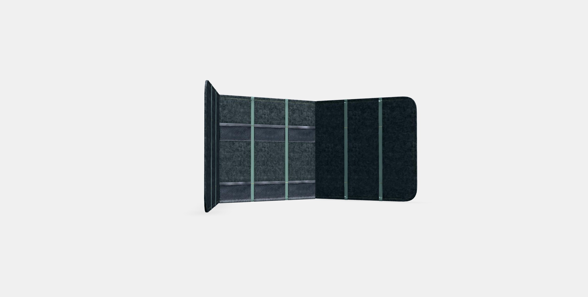 OVNING Desk divider with compartments Low-poly 3D model_2