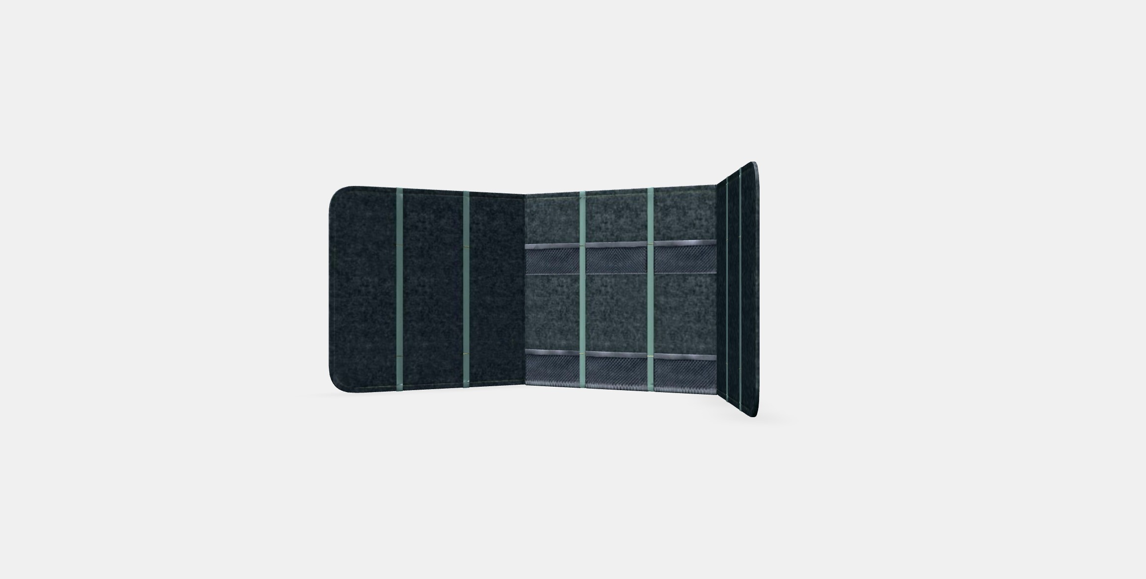 OVNING Desk divider with compartments Low-poly 3D model_11