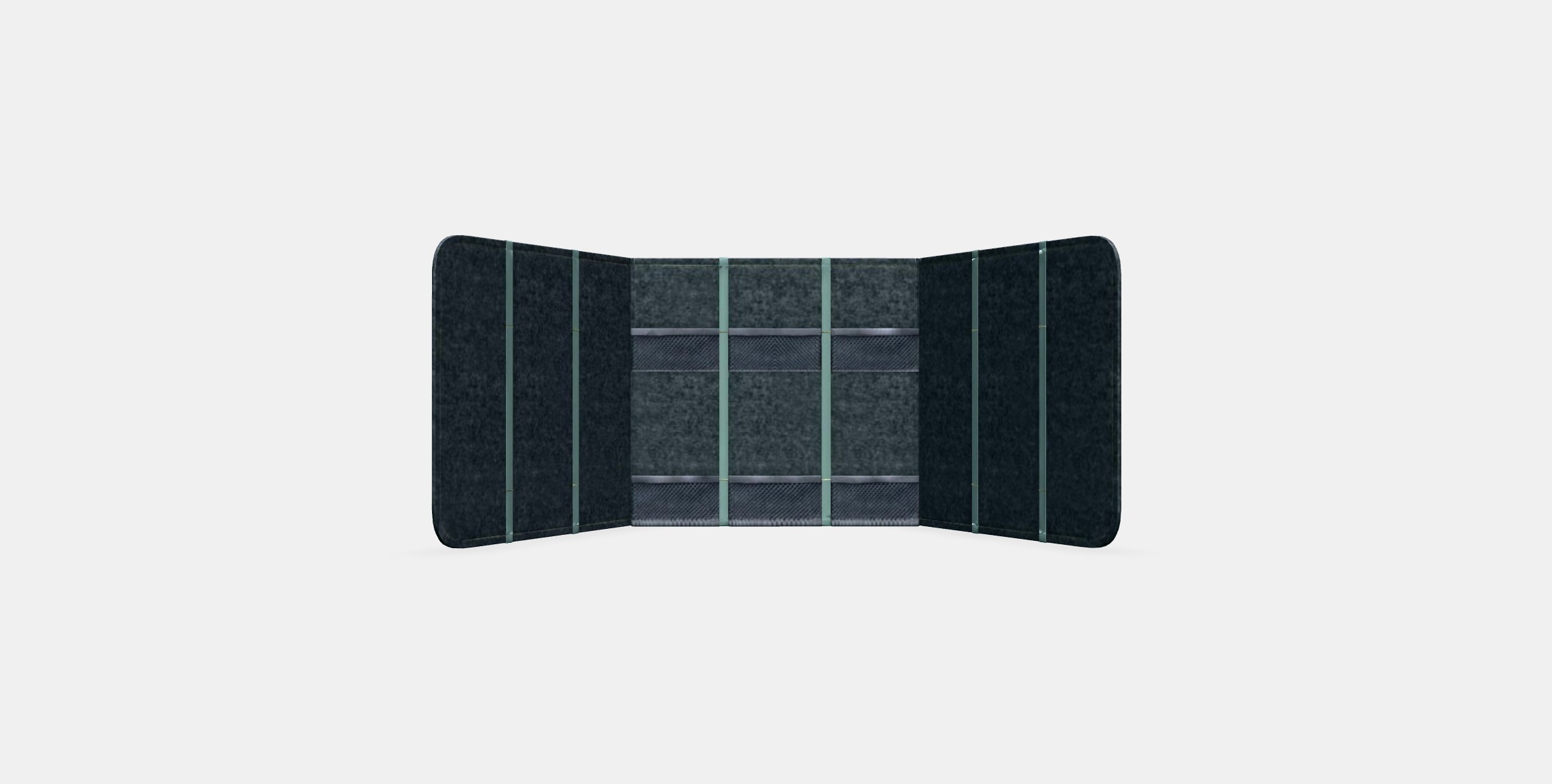 OVNING Desk divider with compartments Low-poly 3D model_9