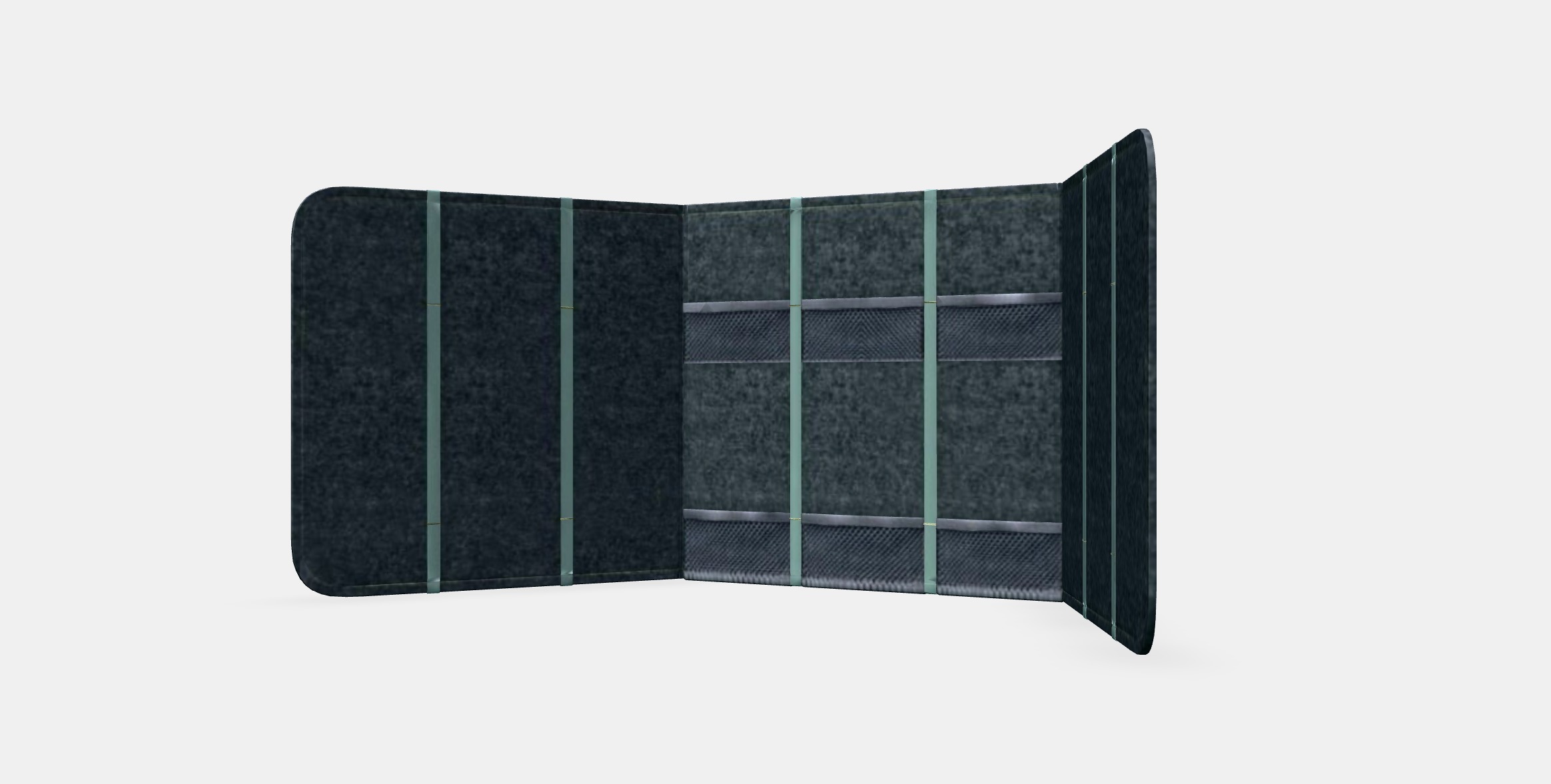 OVNING Desk divider with compartments Low-poly 3D model_13