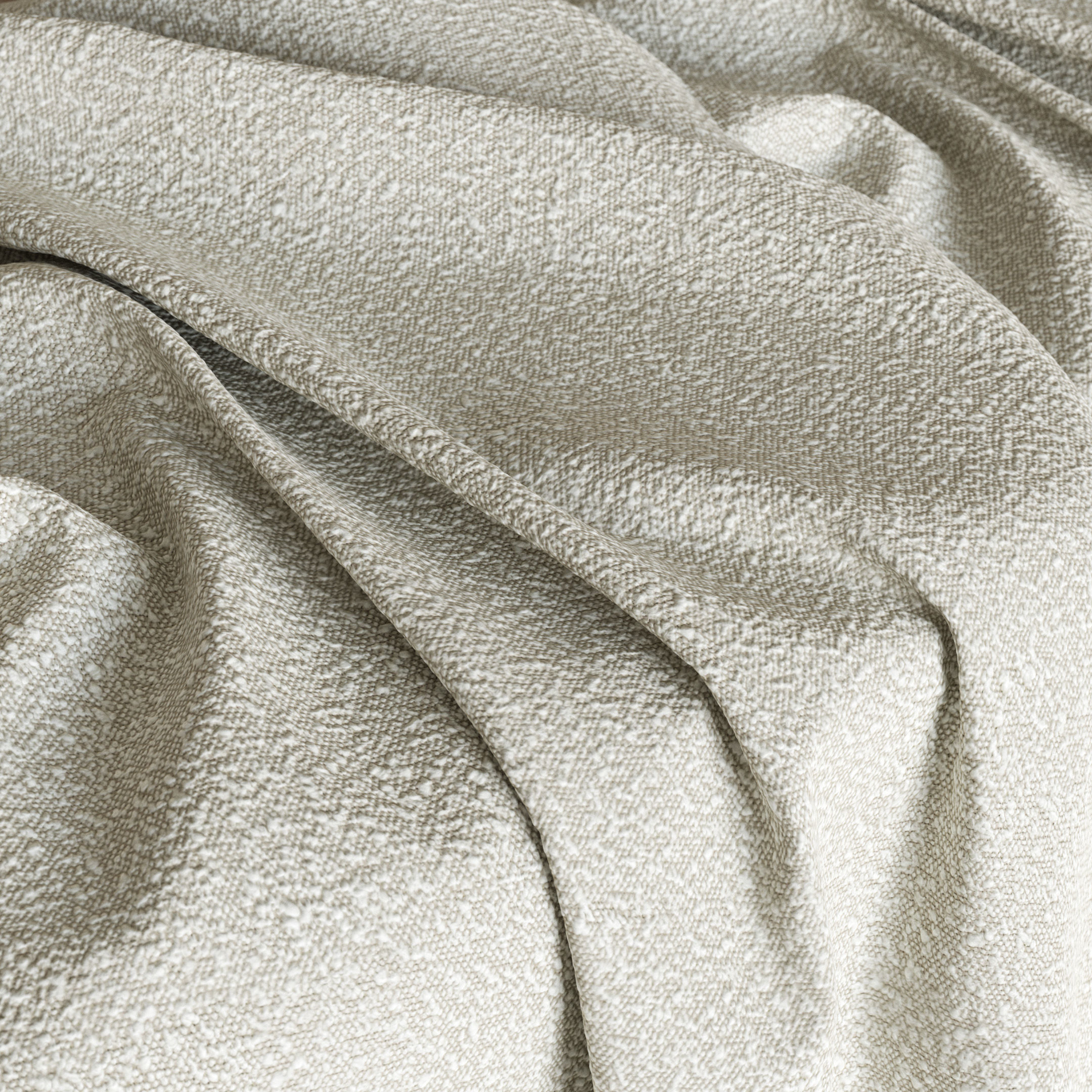Fabric Boucle Pearl 4k PBR Texture_1