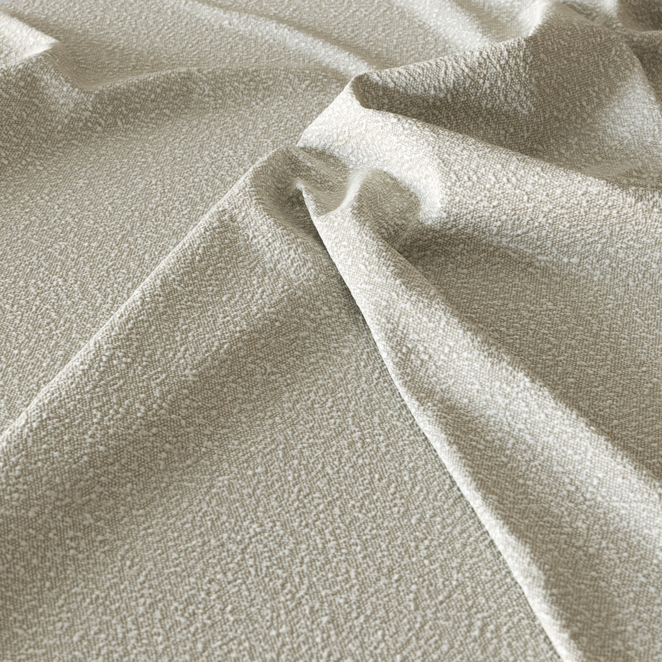 Fabric Boucle Pearl 4k PBR Texture_2