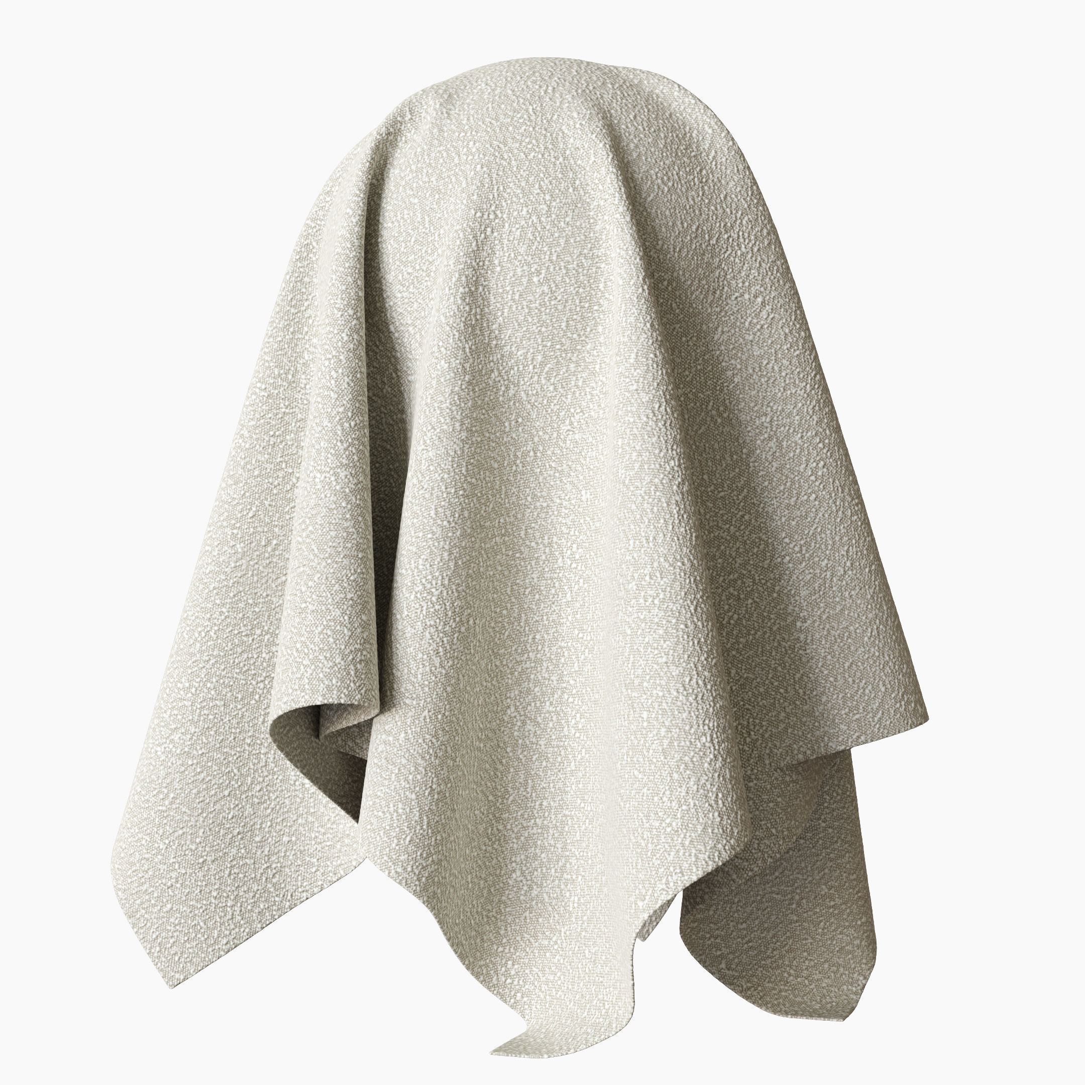 Fabric Boucle Pearl 4k PBR Texture_7