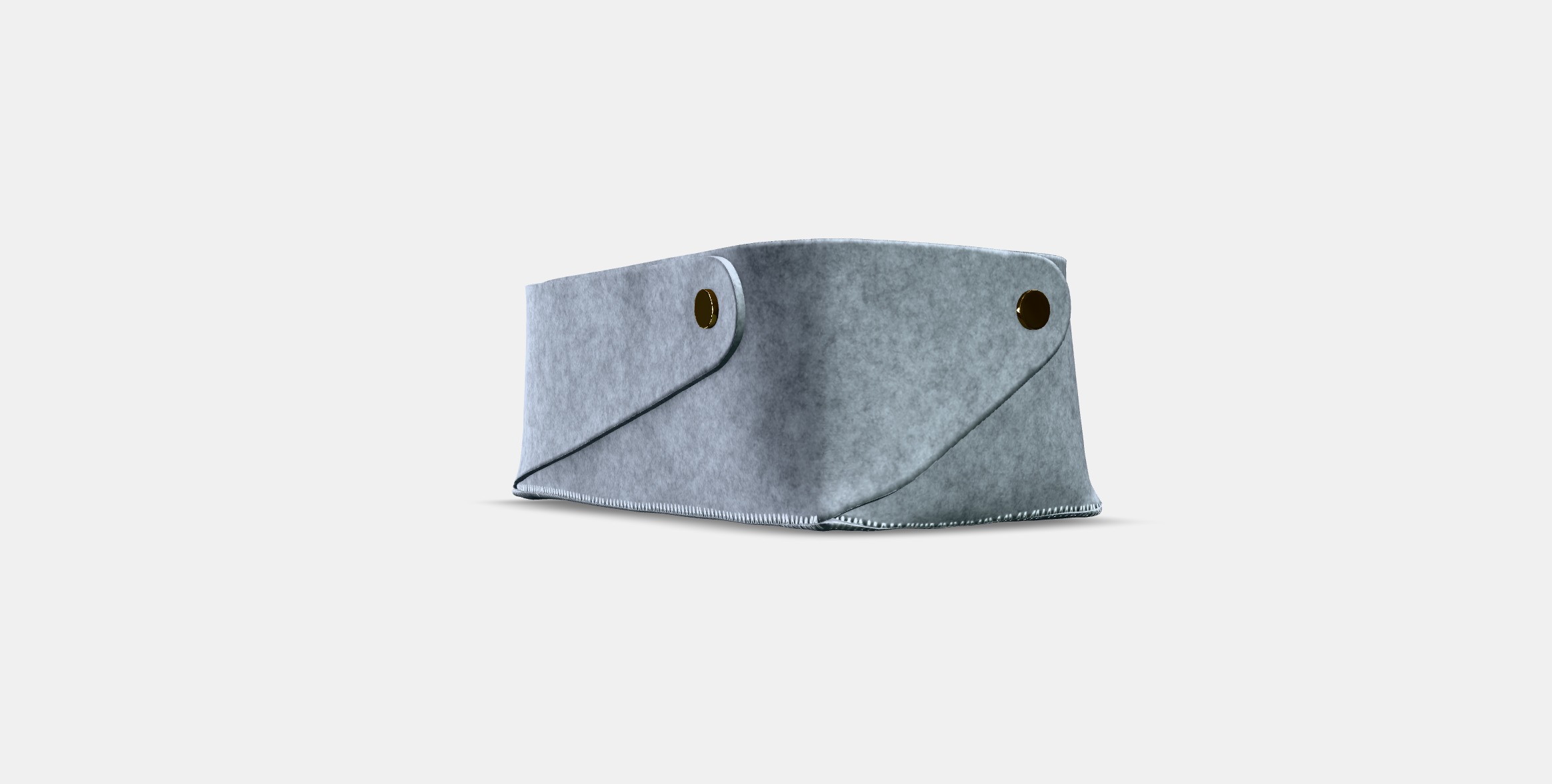 PUDDA Basket 1 Low-poly 3D model_4