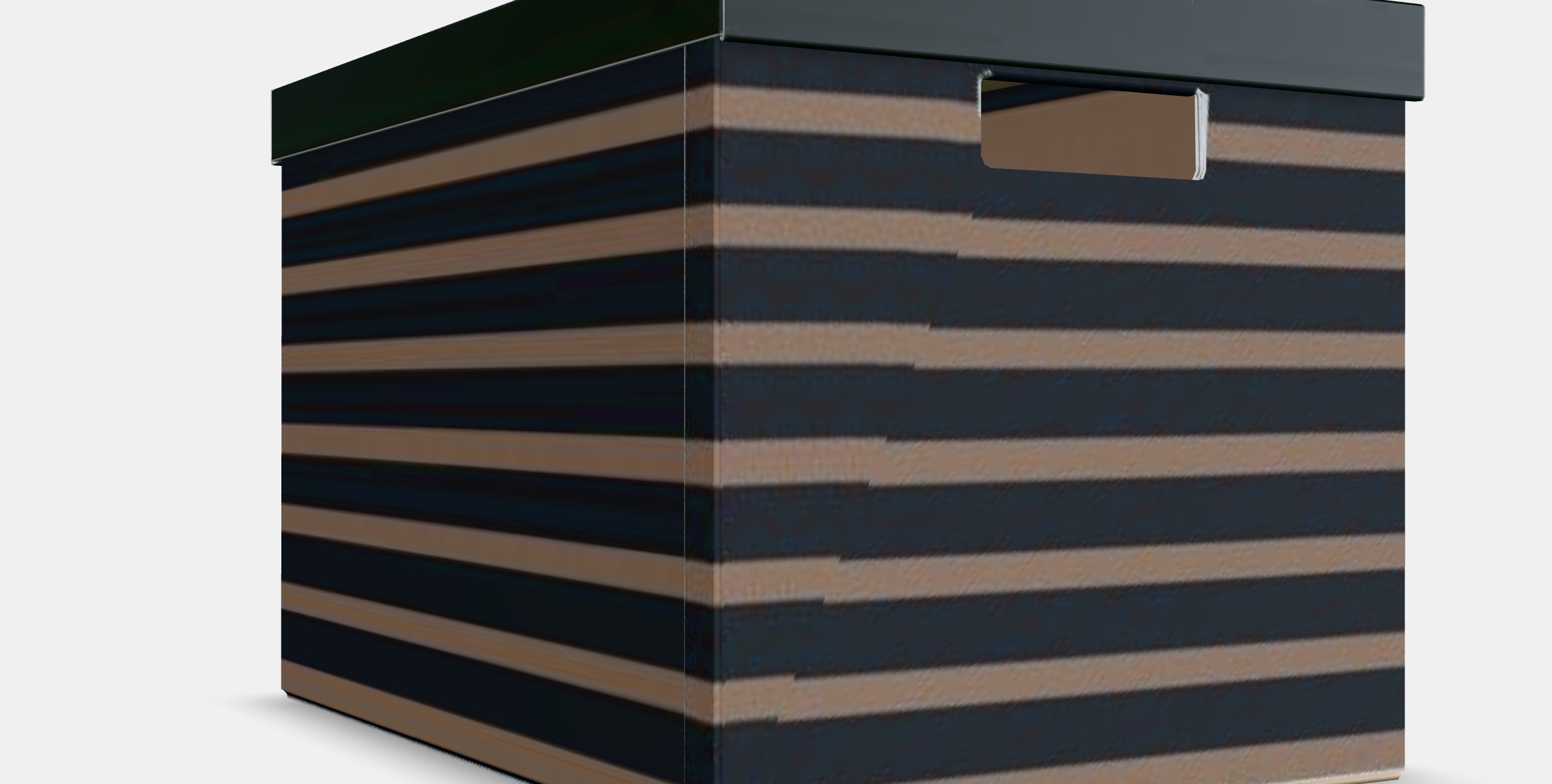 PINGLA Box with lid Low-poly 3D model_2