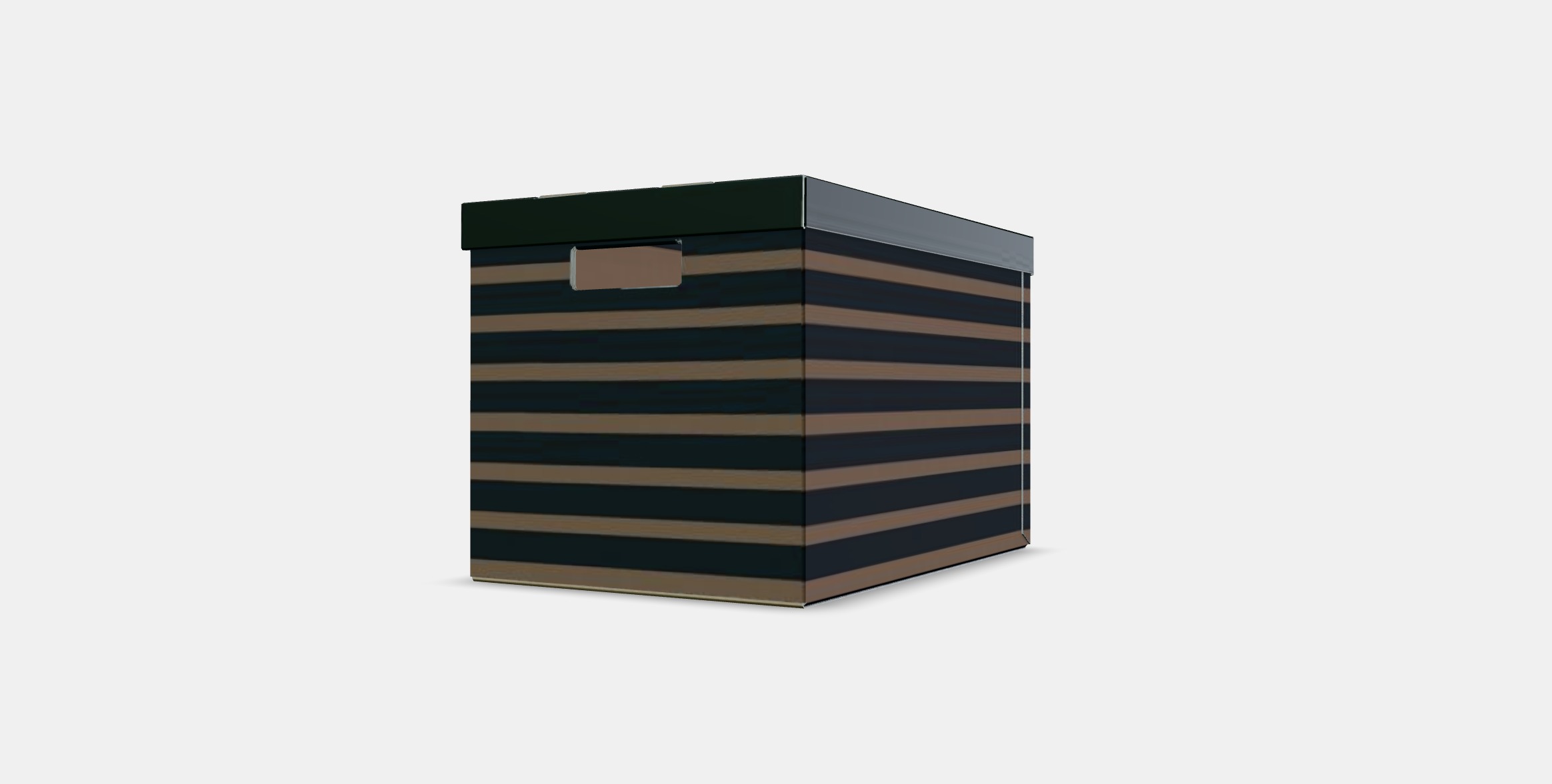 PINGLA Box with lid Low-poly 3D model_12
