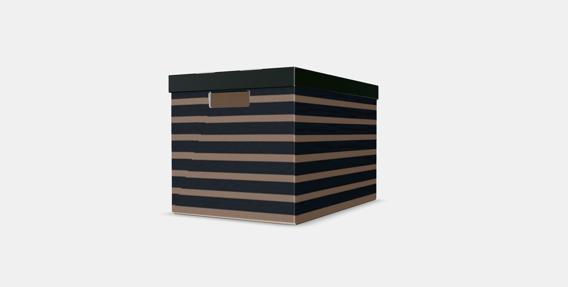 PINGLA Box with lid Low-poly 3D model_5