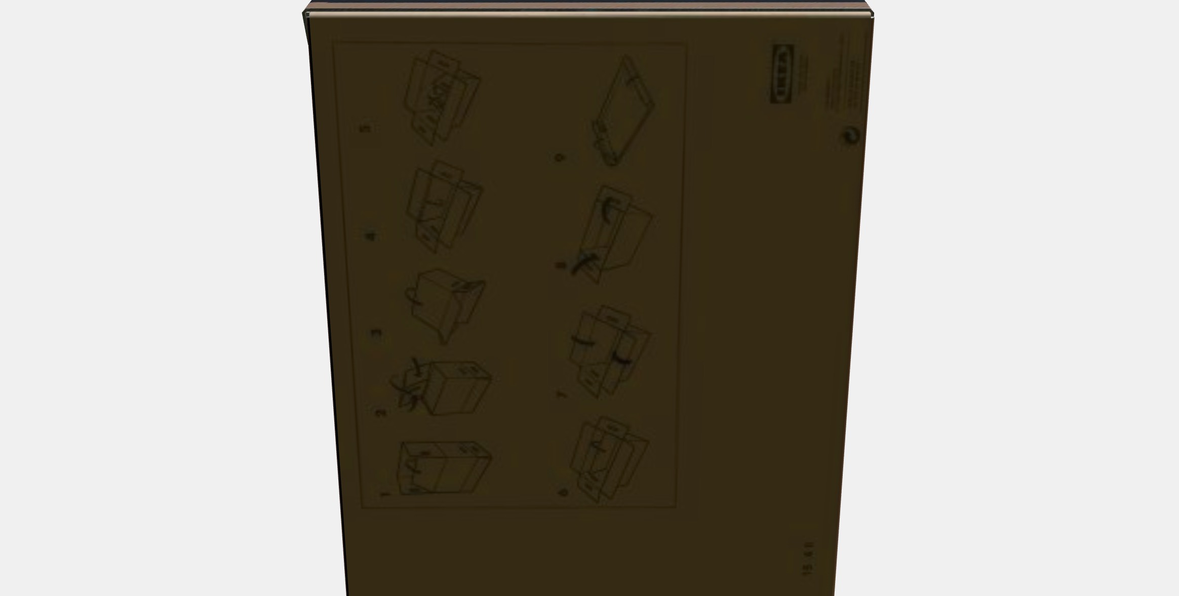 PINGLA Box with lid Low-poly 3D model_8