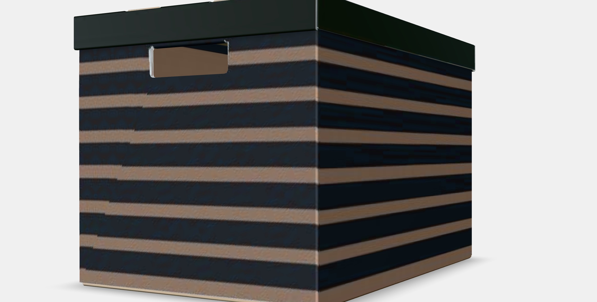 PINGLA Box with lid Low-poly 3D model_6