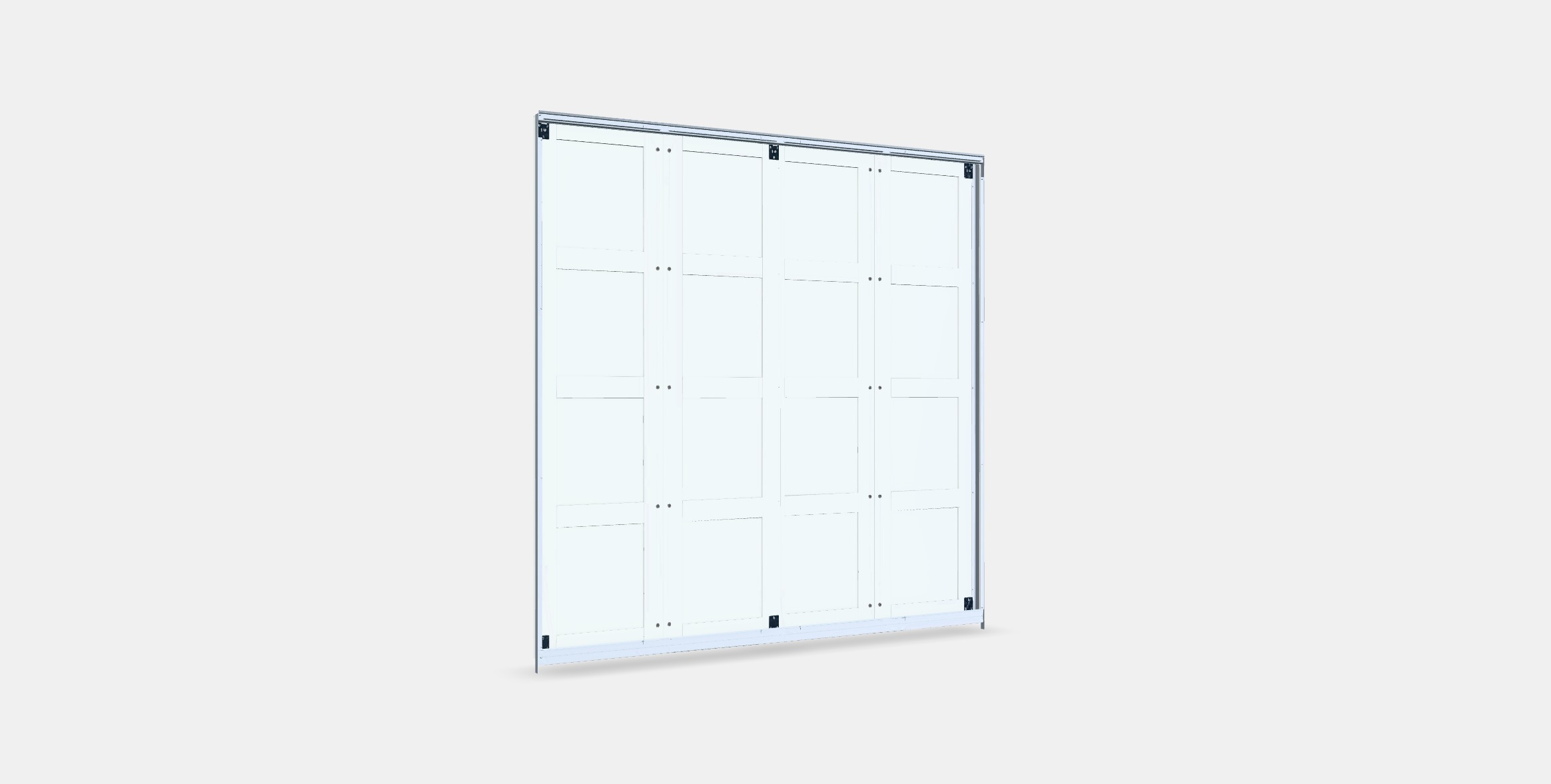 BERGSBO Pair of sliding doors Low-poly 3D model_16