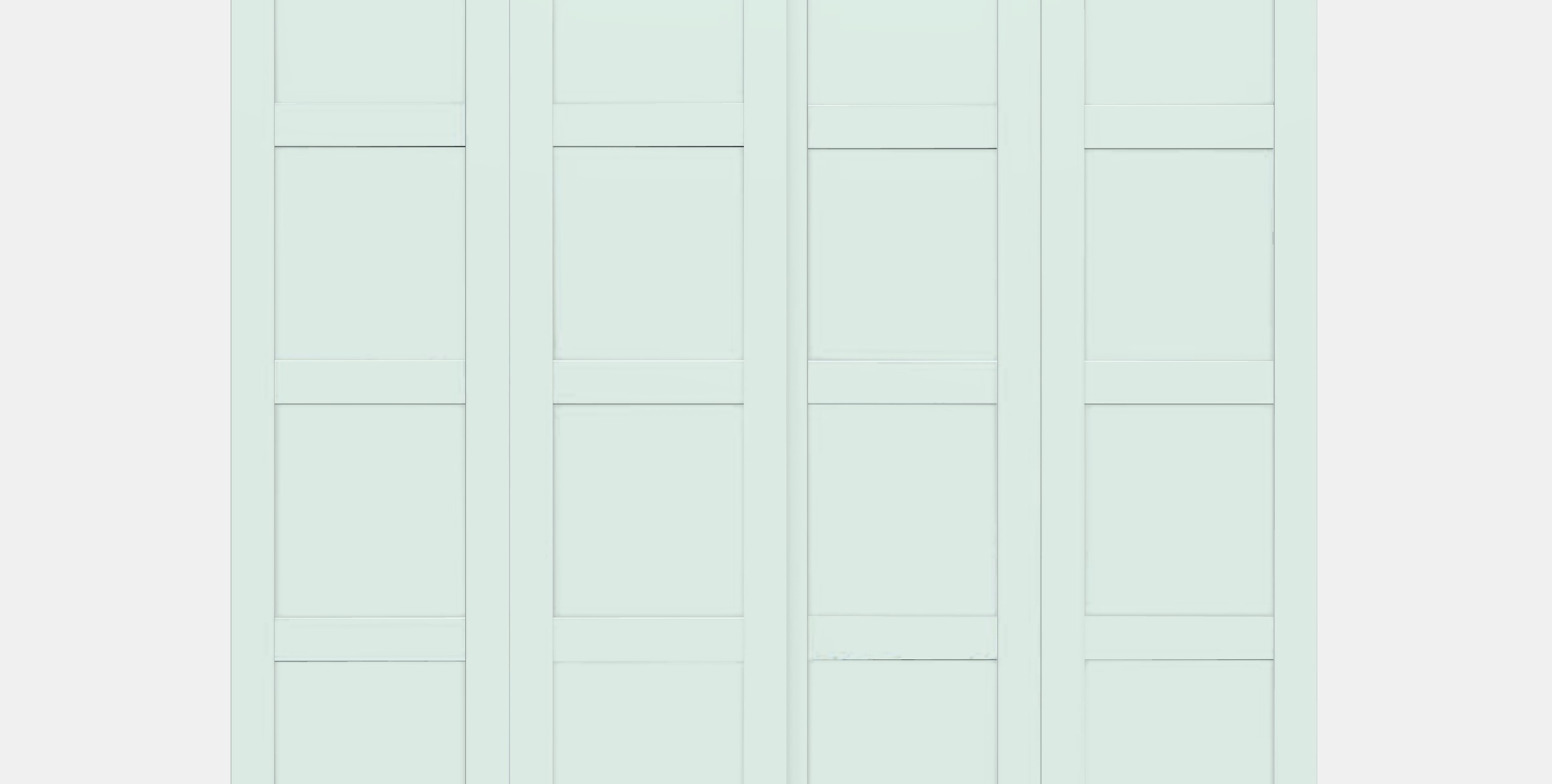 BERGSBO Pair of sliding doors Low-poly 3D model_11