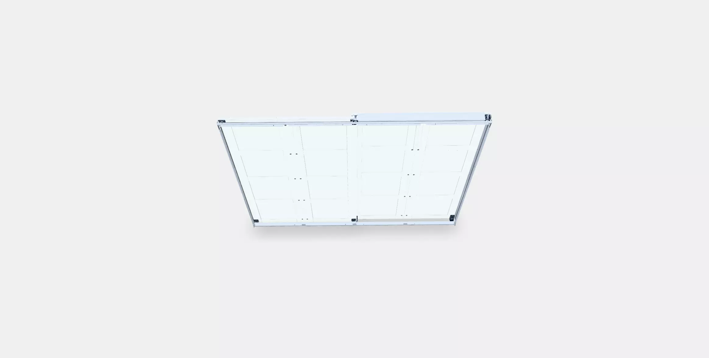 BERGSBO Pair of sliding doors Low-poly 3D model_0