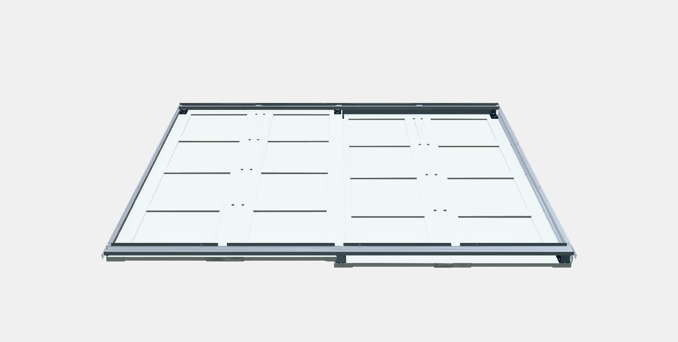 BERGSBO Pair of sliding doors Low-poly 3D model_8